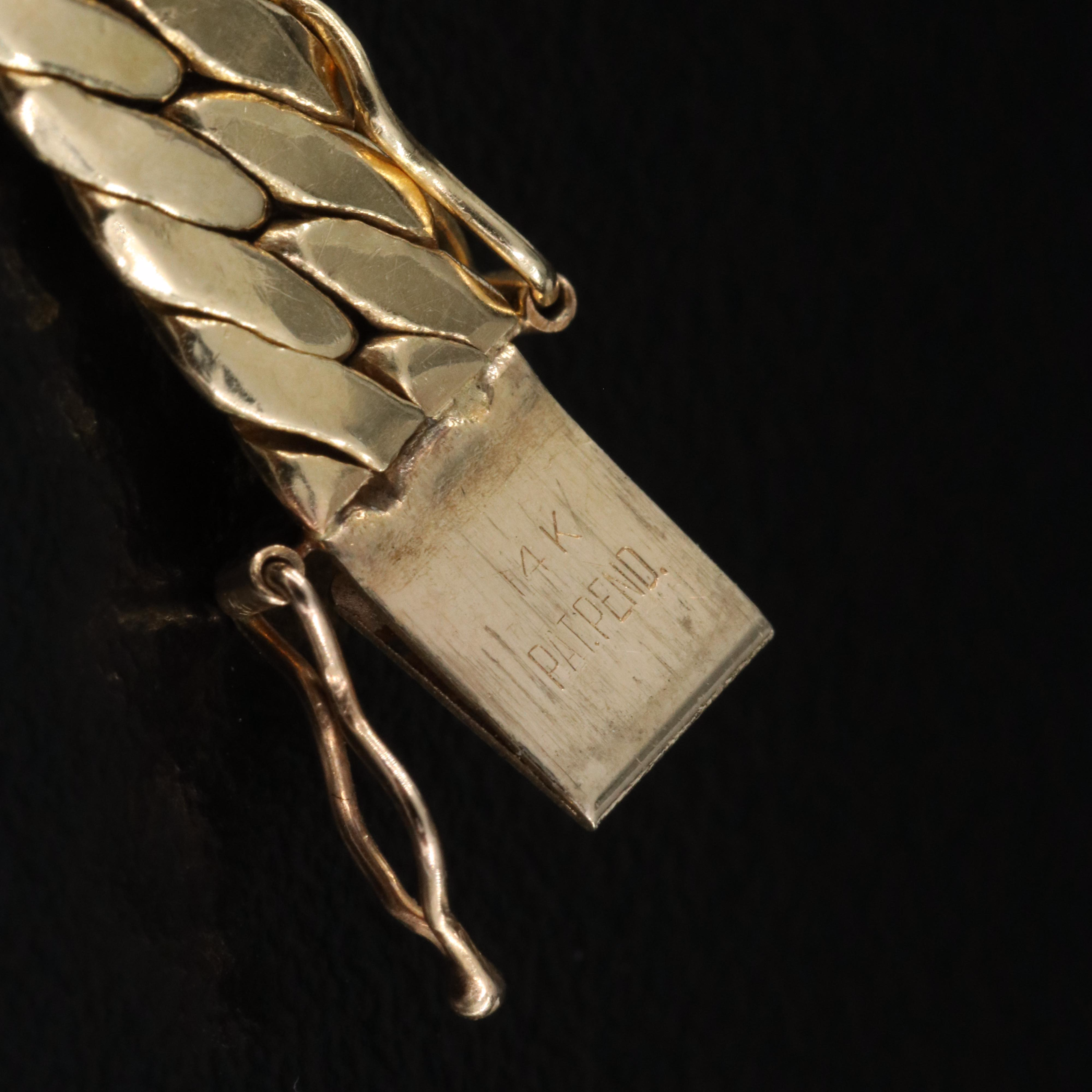 14K Curb Chain Bracelet