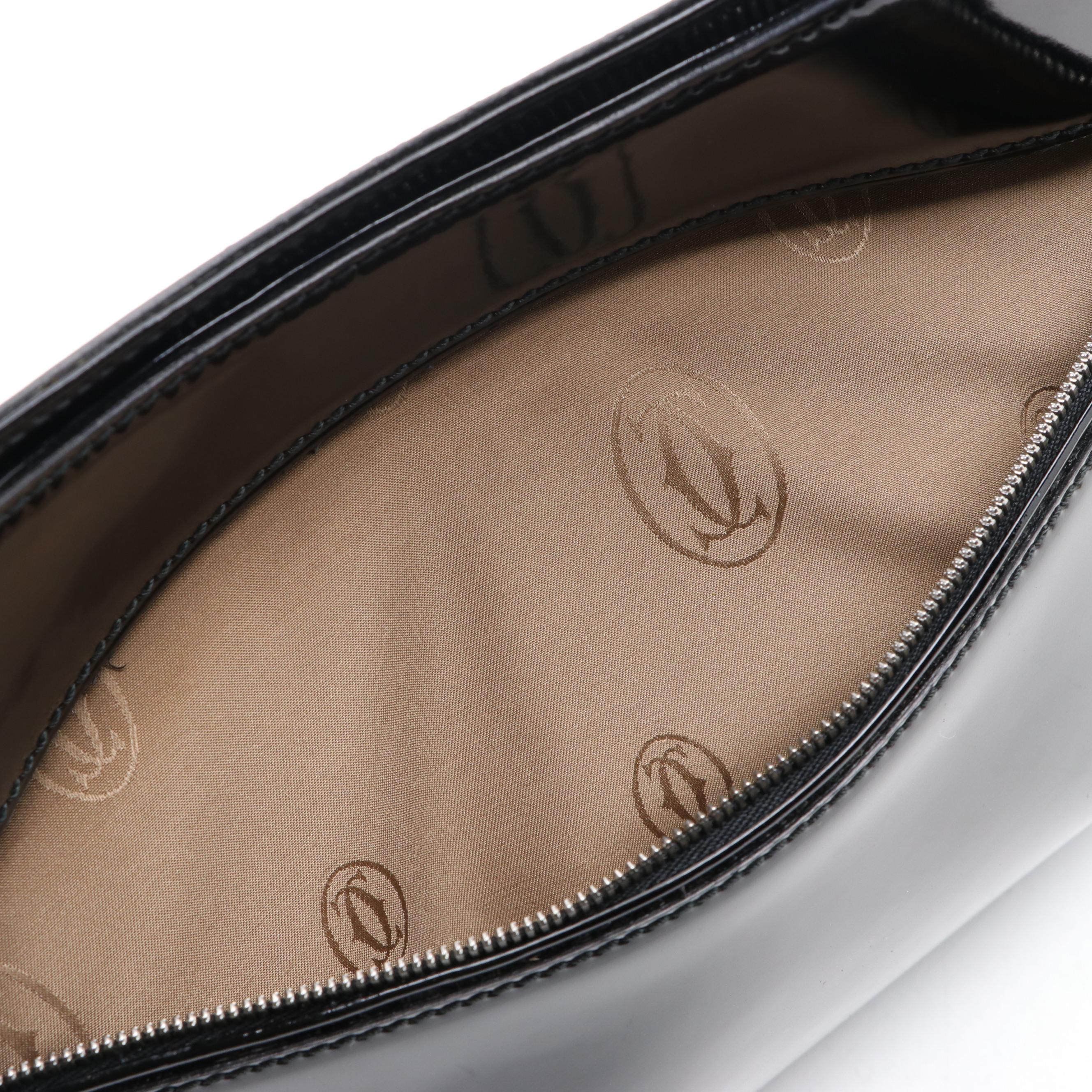 Cartier Marcello Patent Leather Handbag