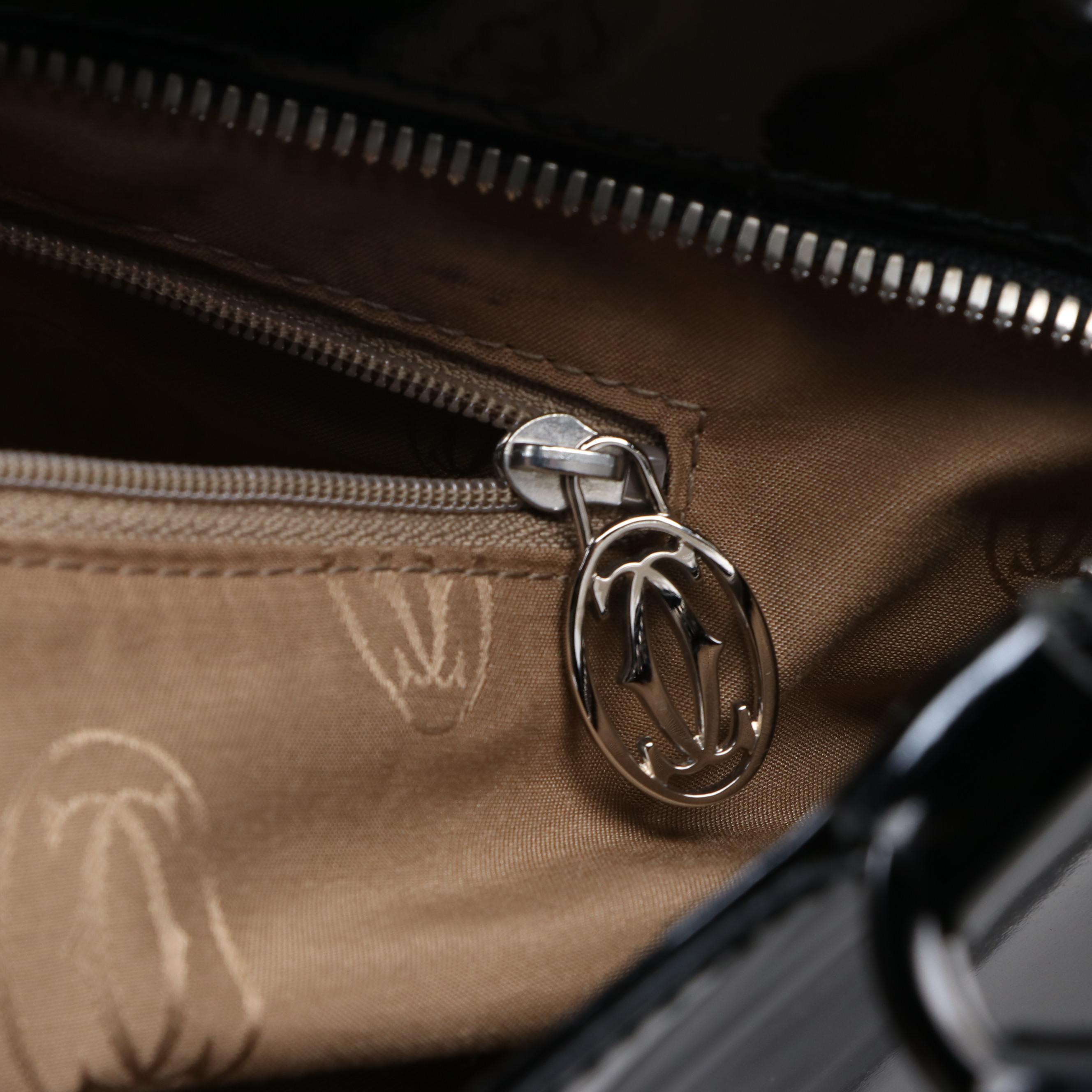 Cartier Marcello Patent Leather Handbag