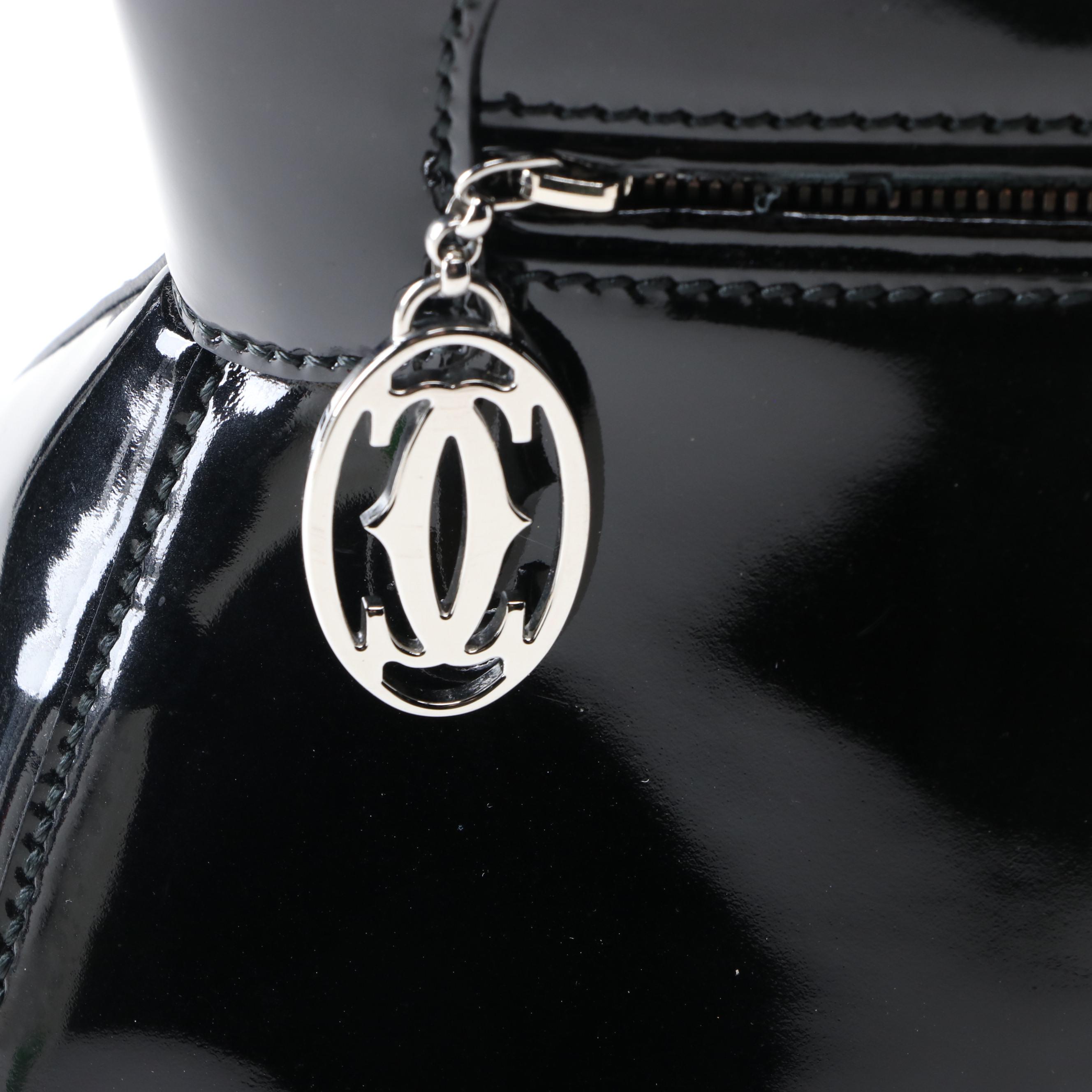 Cartier Marcello Patent Leather Handbag