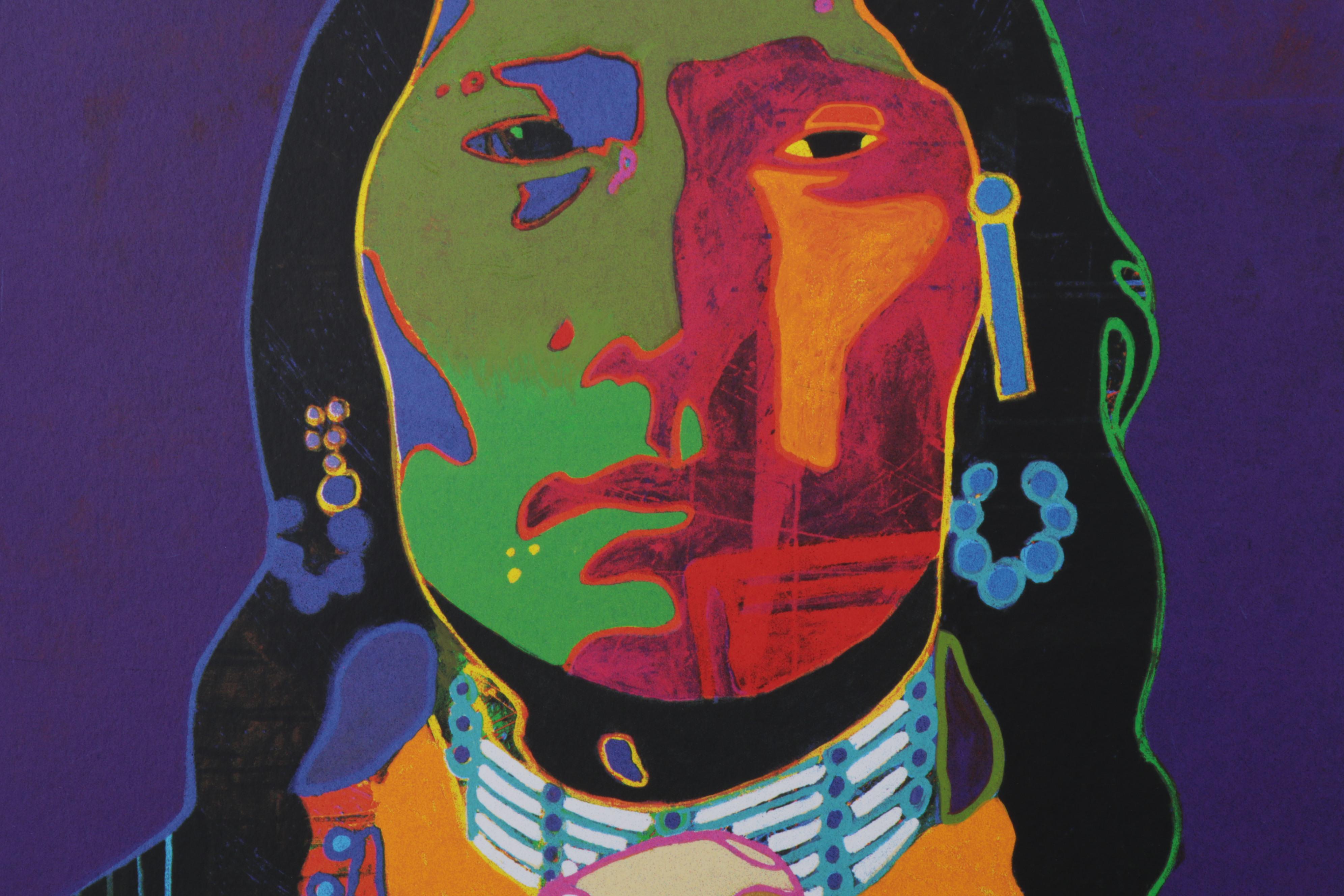 John Nieto Serigraph "Thunder Cloud," 1996