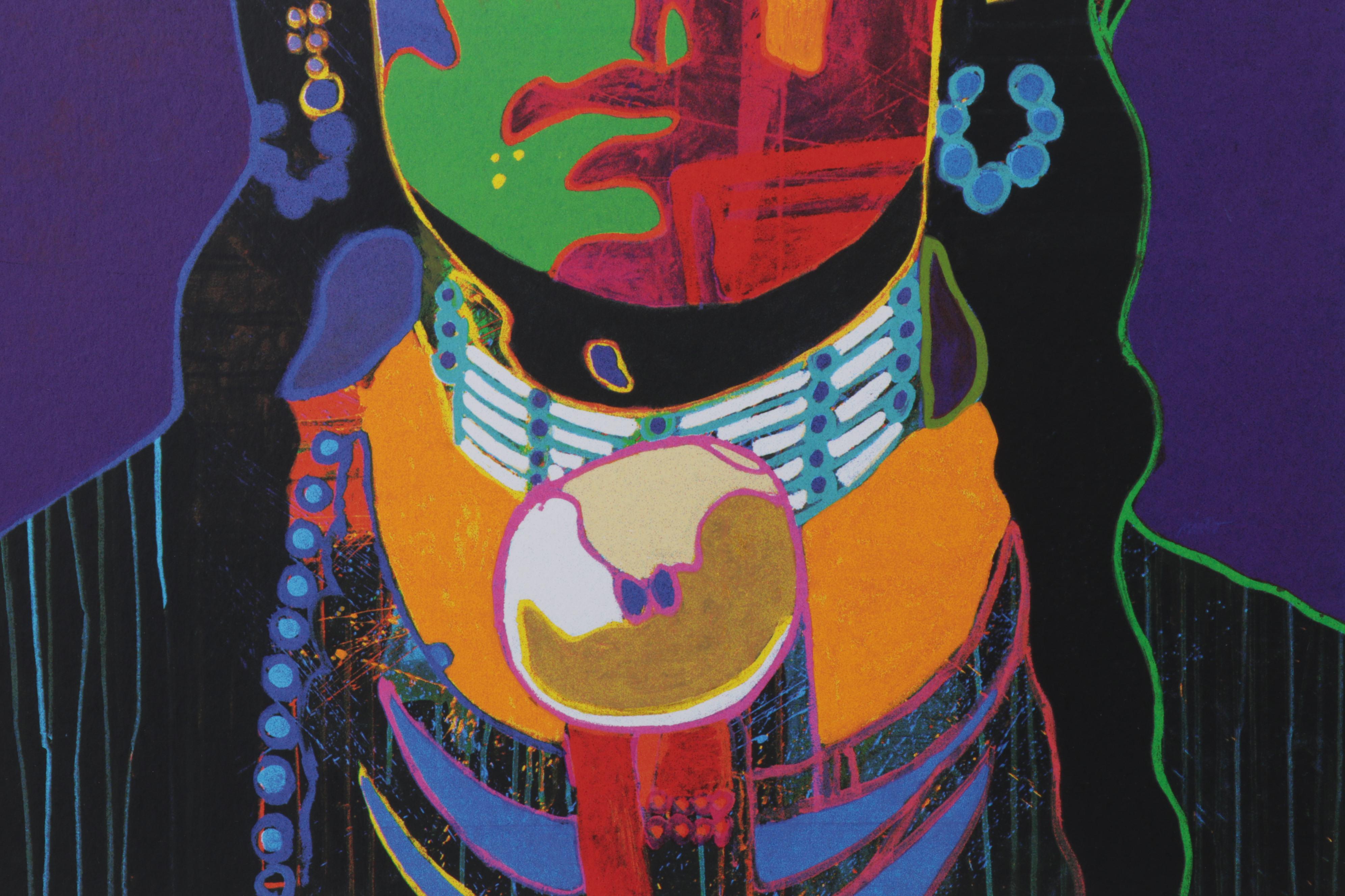 John Nieto Serigraph "Thunder Cloud," 1996
