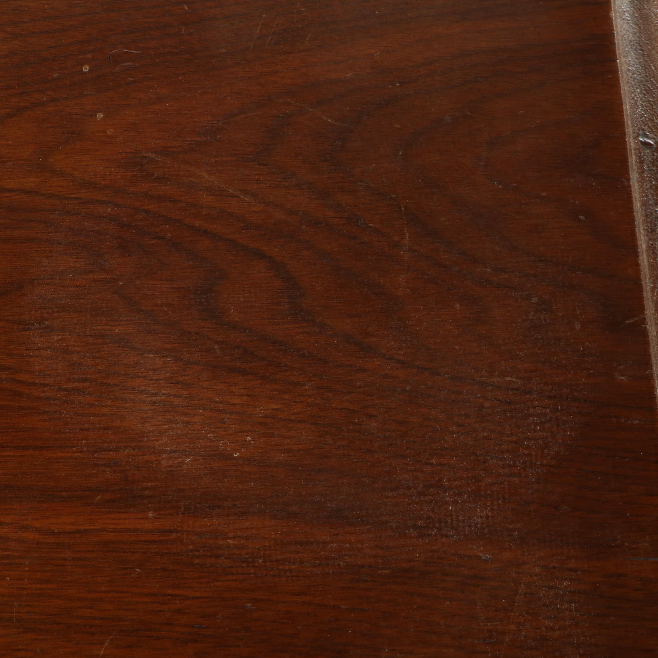 Victorian Walnut, Figured Walnut, and Poplar Three-Drawer Washstand
