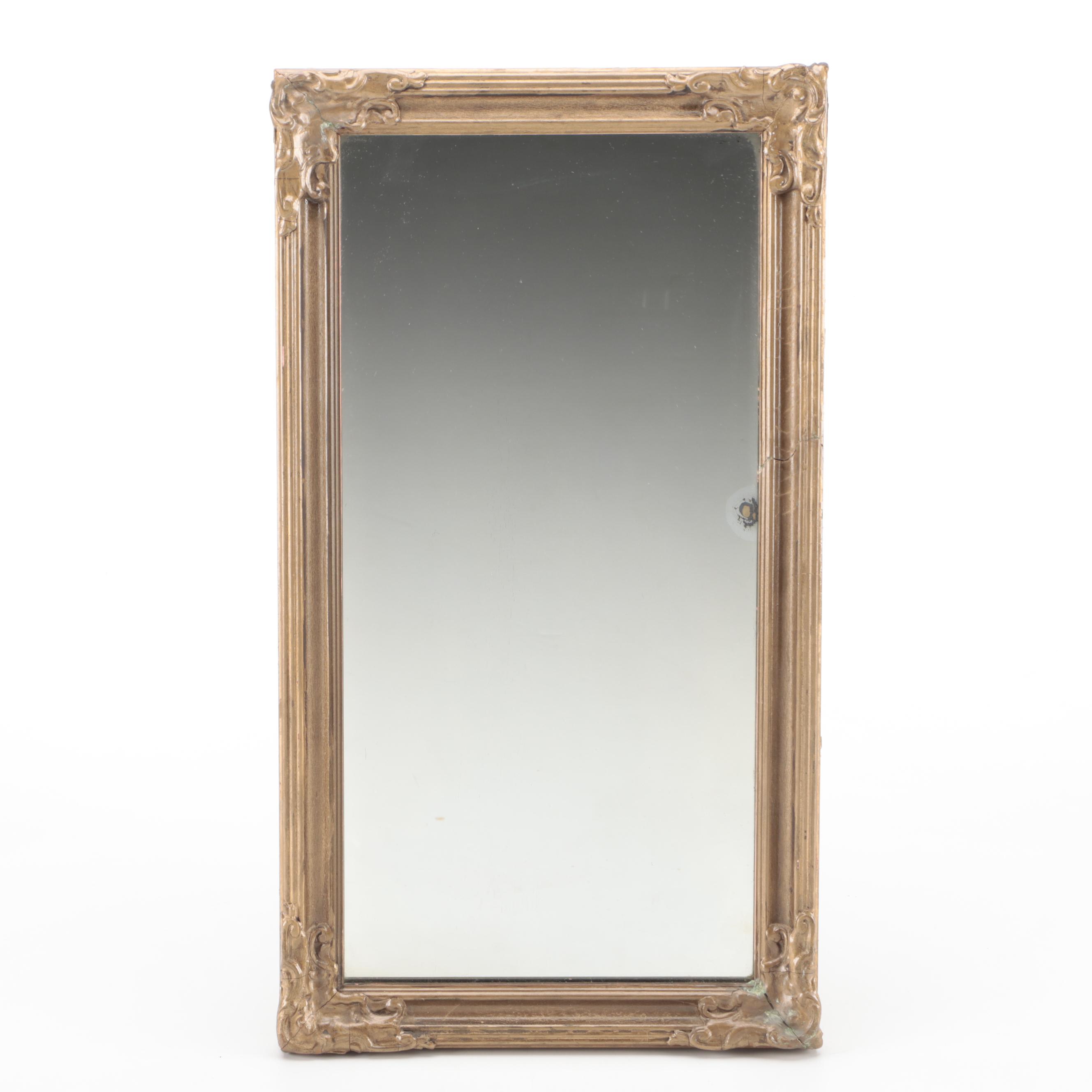 Victorian Style Giltwood Framed Wall Mirror, Early 20th Century