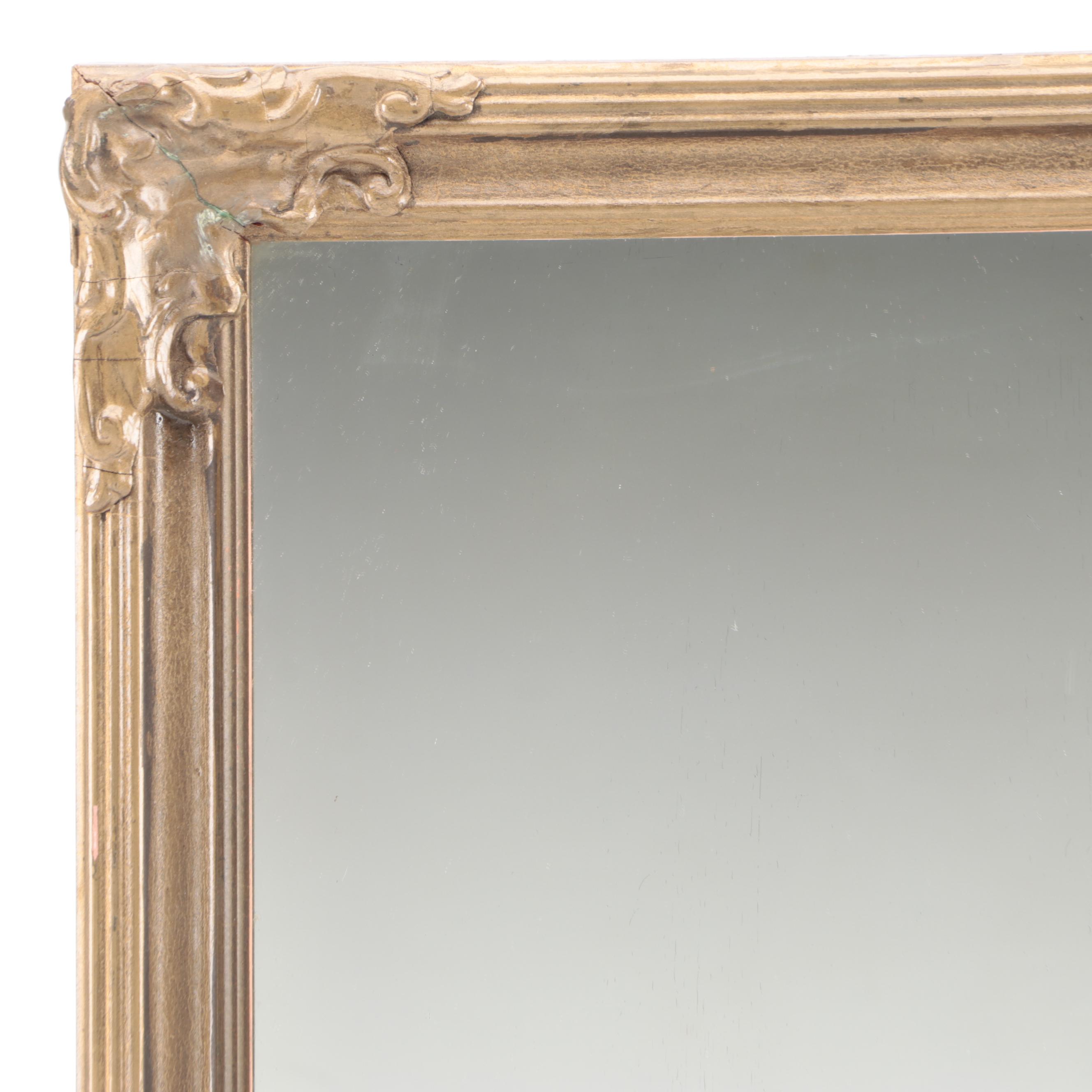 Victorian Style Giltwood Framed Wall Mirror, Early 20th Century
