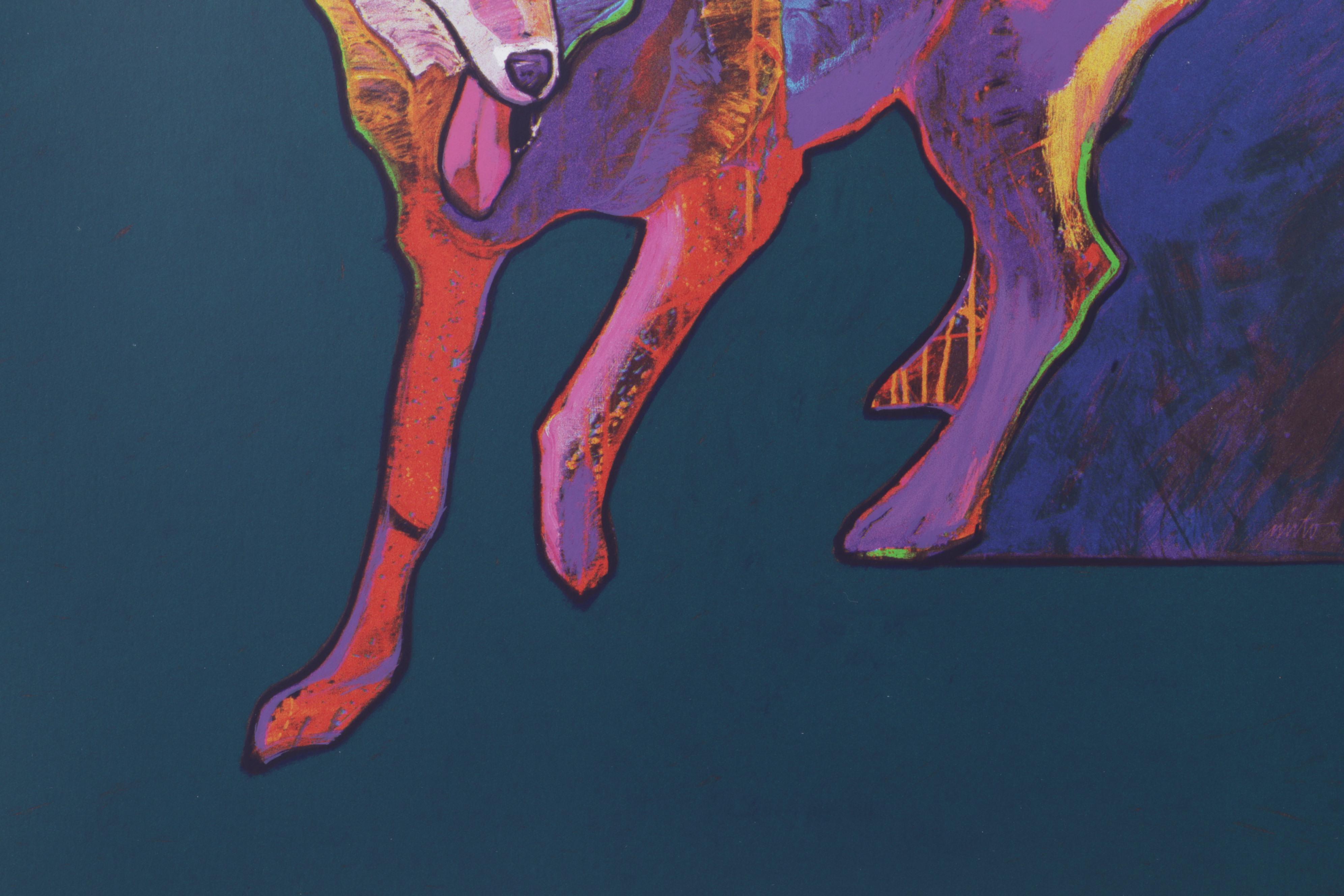 John Nieto Serigraph "Champagne (Husky)," 1996