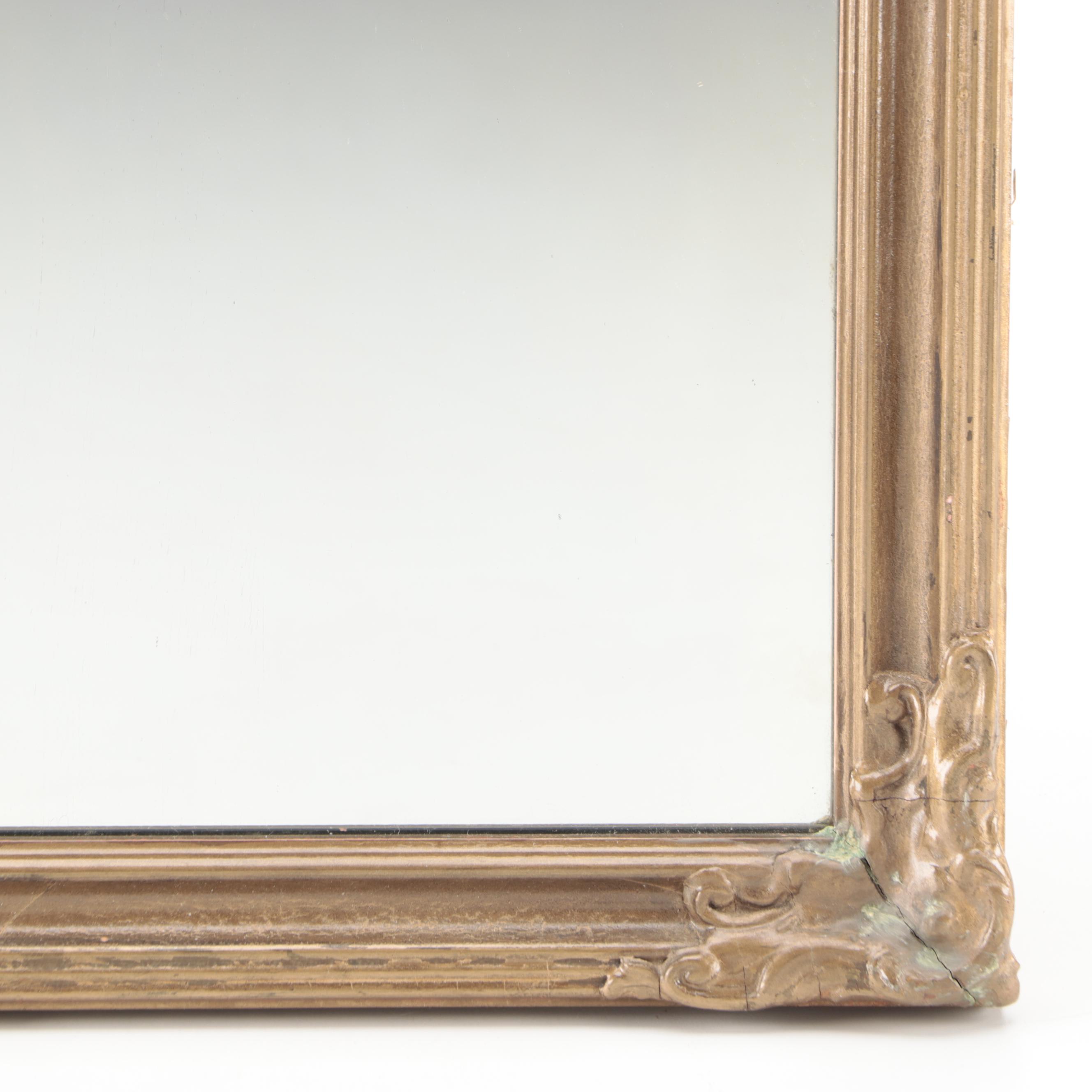 Victorian Style Giltwood Framed Wall Mirror, Early 20th Century