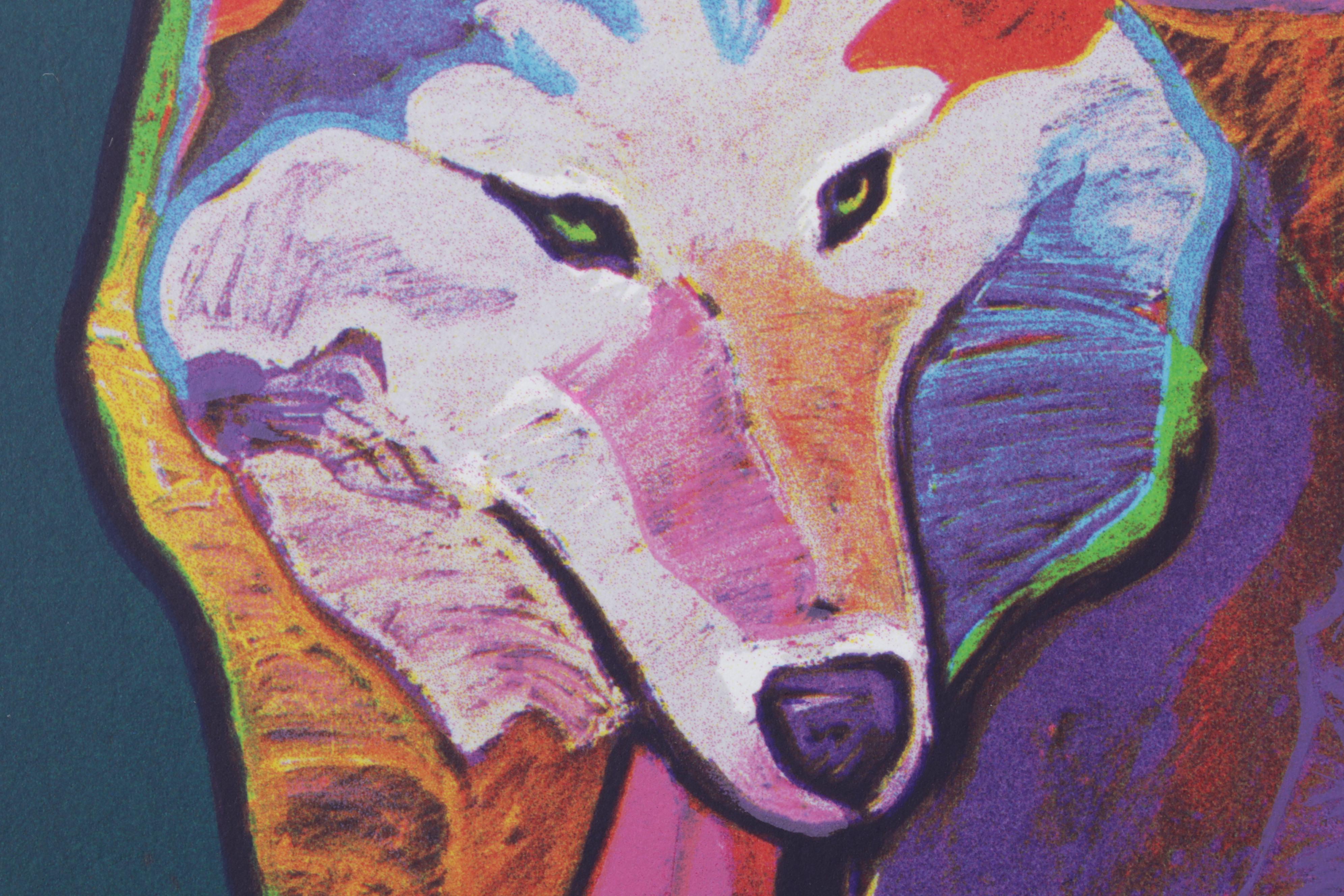 John Nieto Serigraph "Champagne (Husky)," 1996
