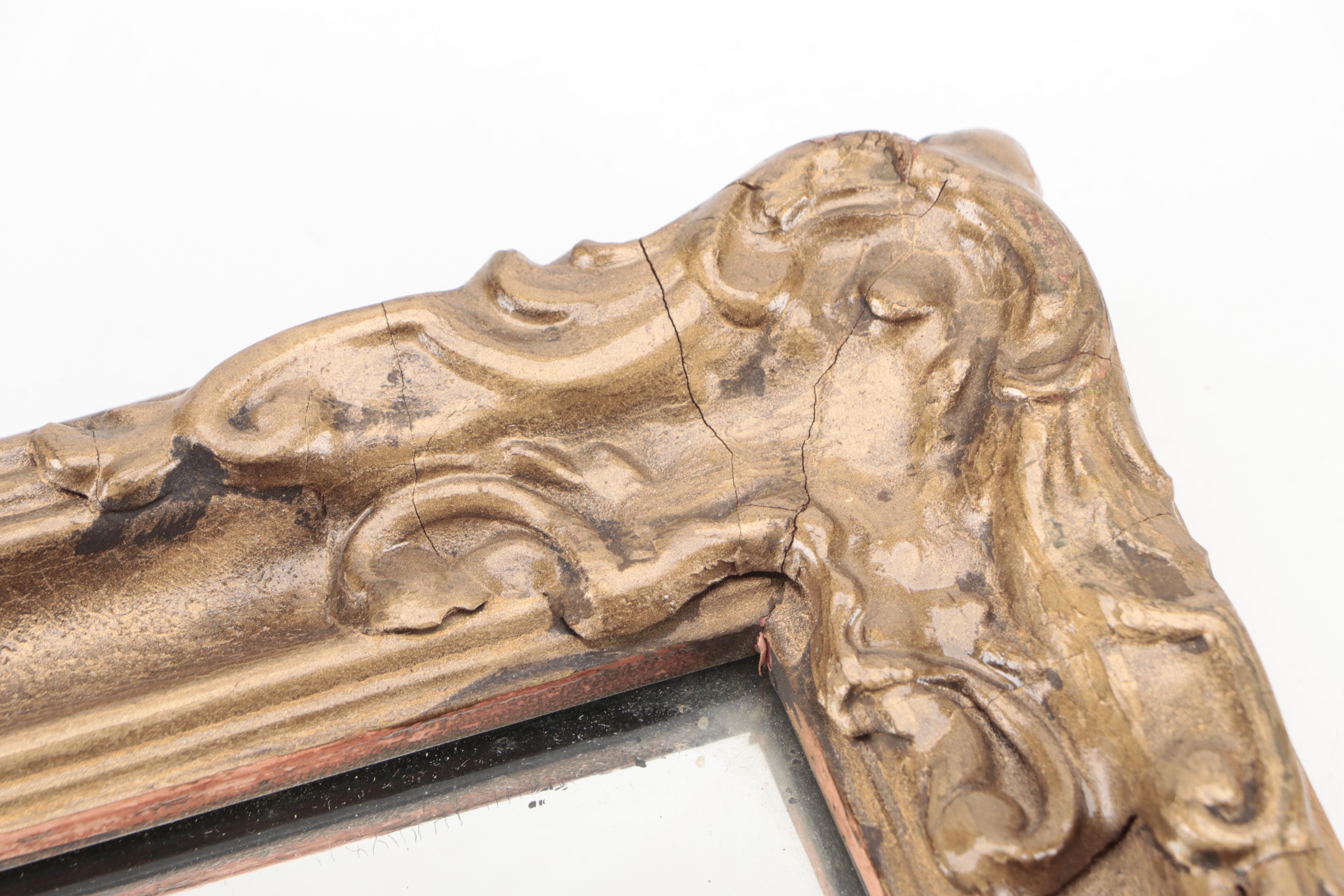 Victorian Style Giltwood Framed Wall Mirror, Early 20th Century