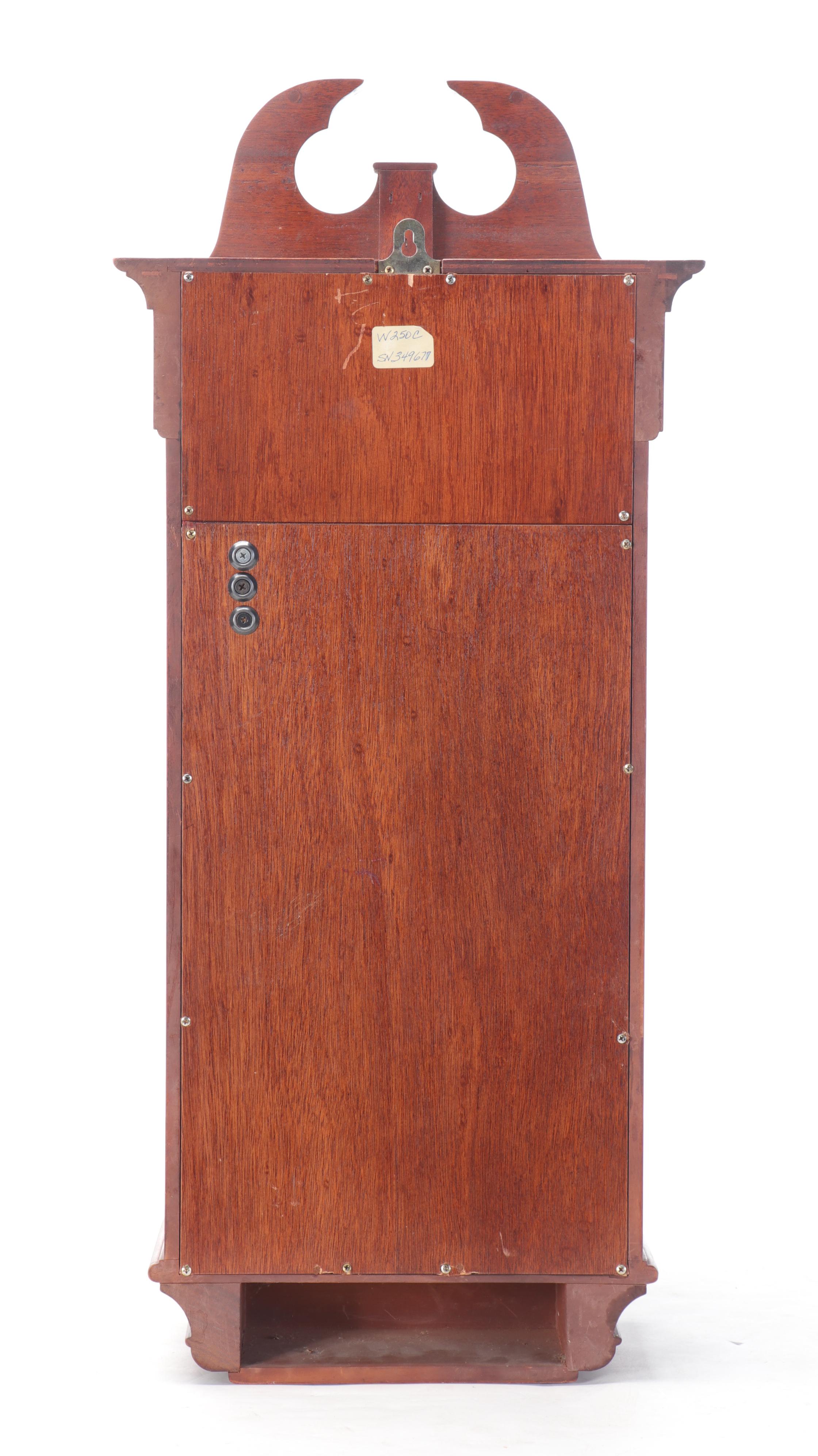 Baldwin Federal Style Brass-Mounted Mahogany Wall Clock