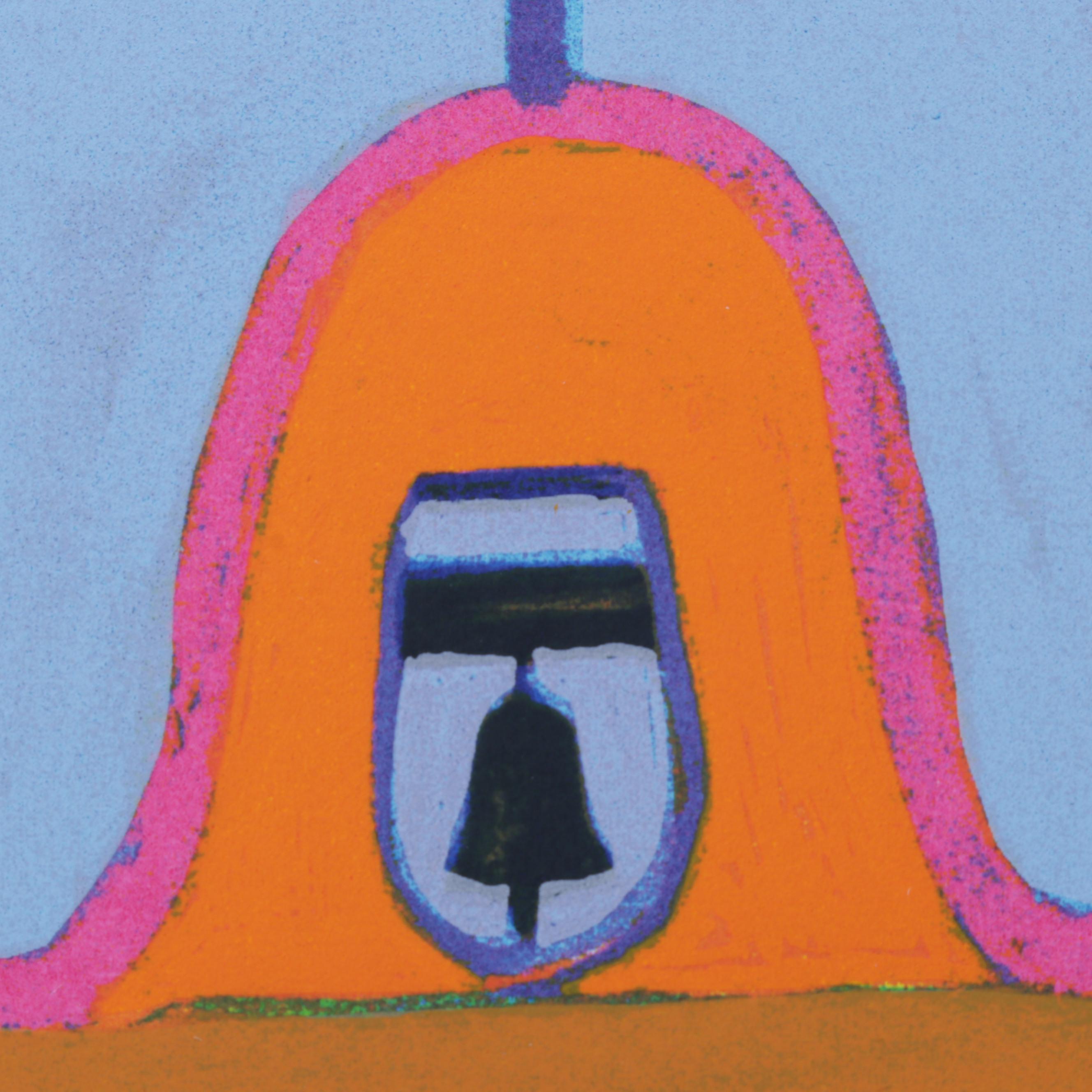 John Nieto Serigraph of Southwestern Architecture, 1996