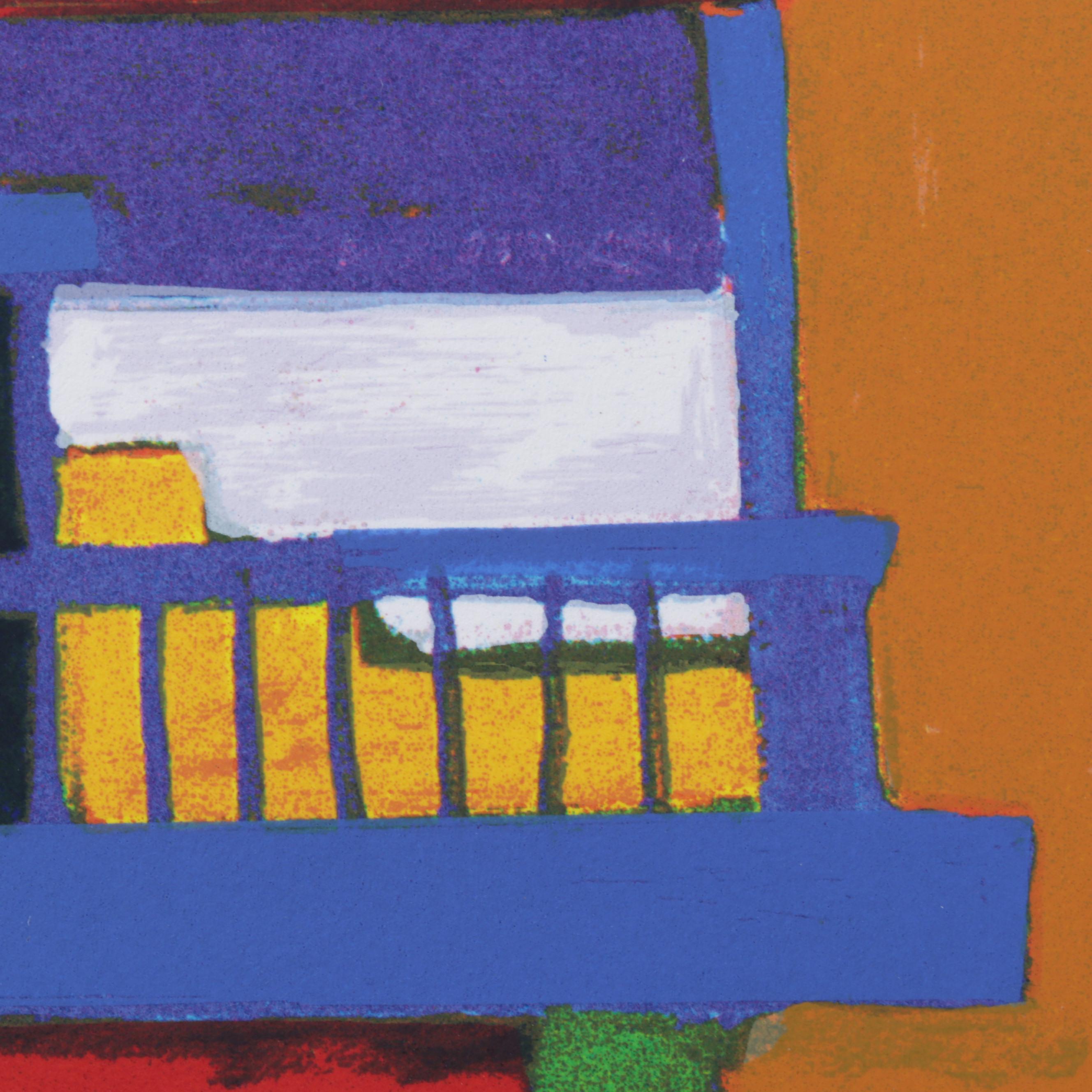 John Nieto Serigraph of Southwestern Architecture, 1996