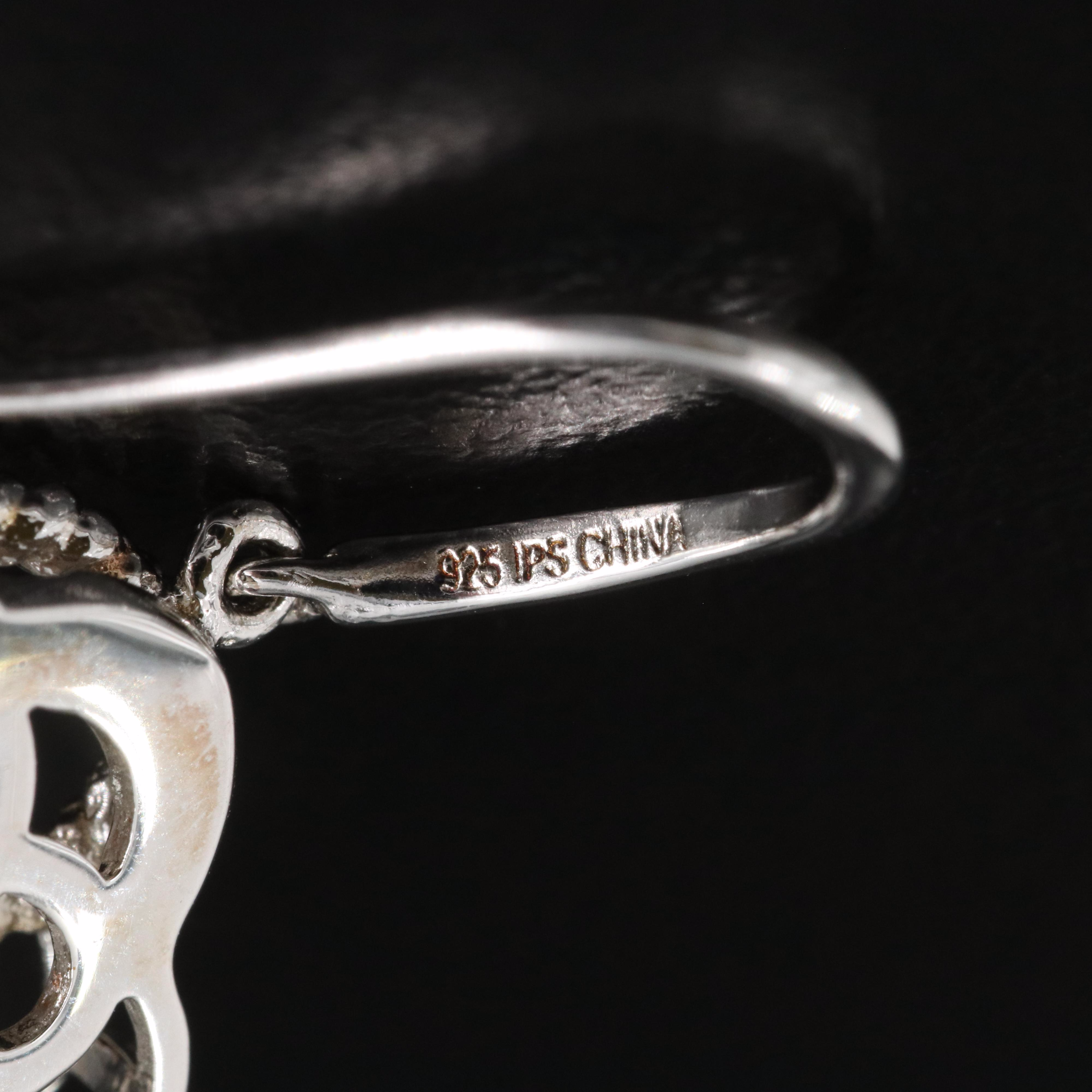 Sterling Pearl Drop Earrings