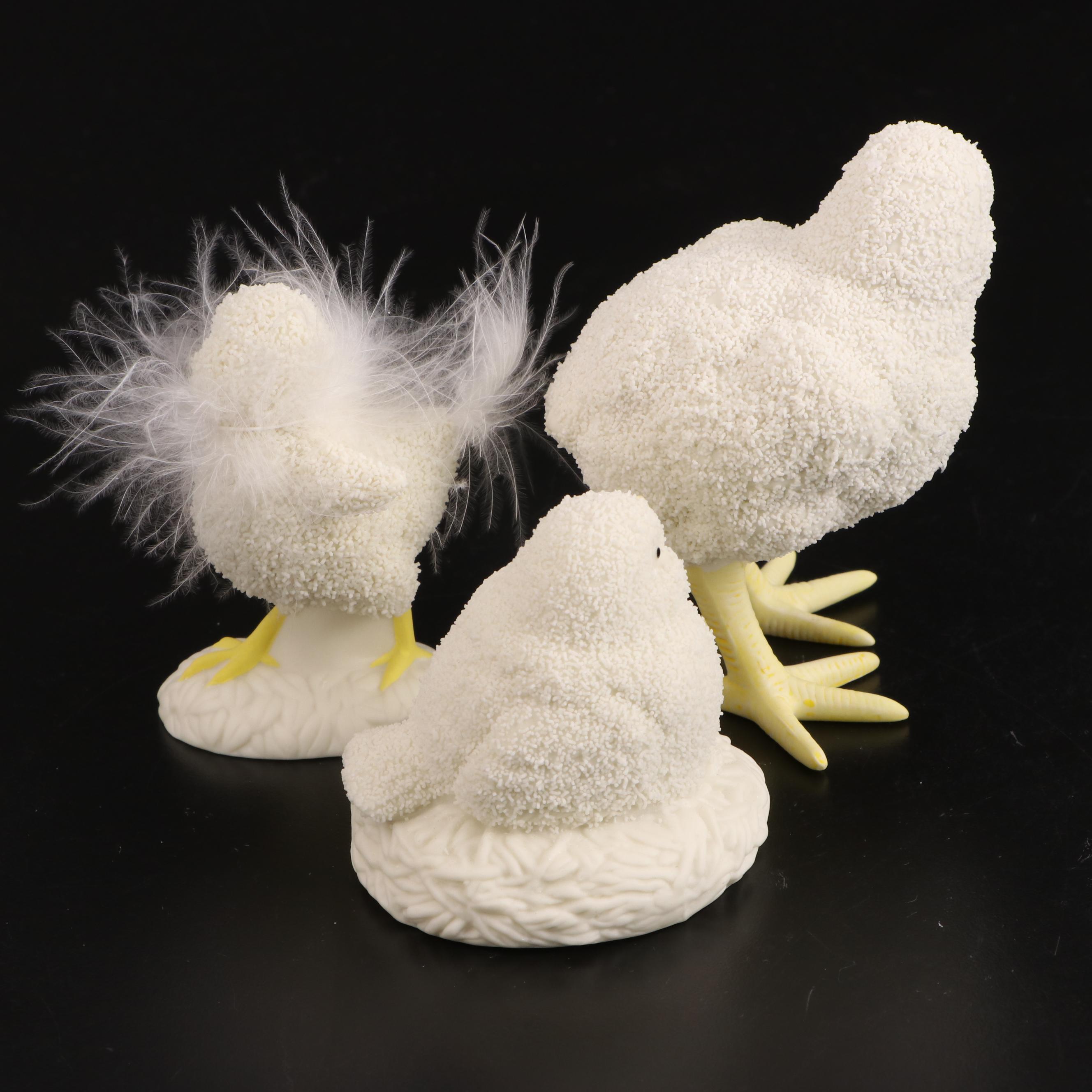 Department 56 Bisque Porcelain Easter Animal Figurines