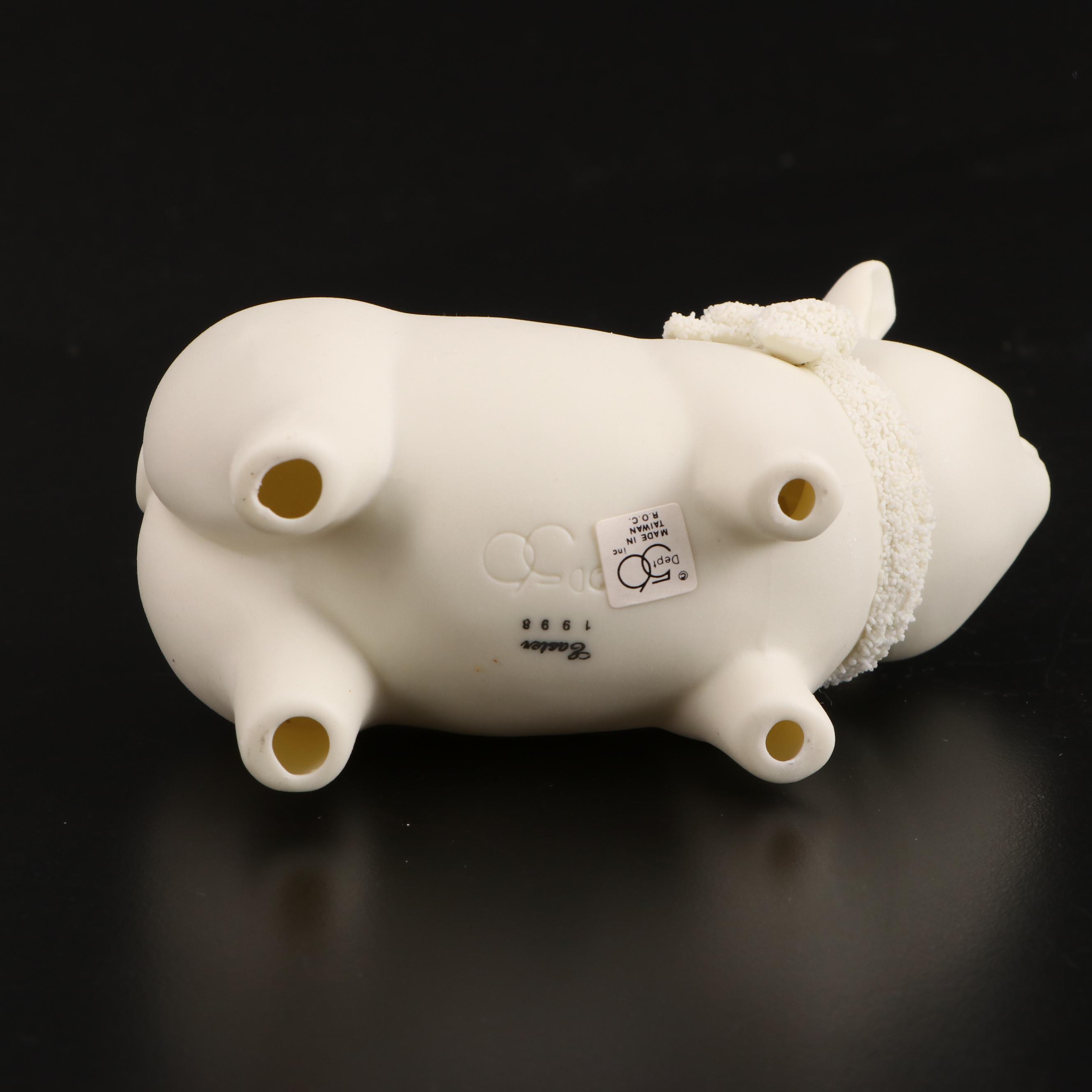 Department 56 Bisque Porcelain Easter Animal Figurines