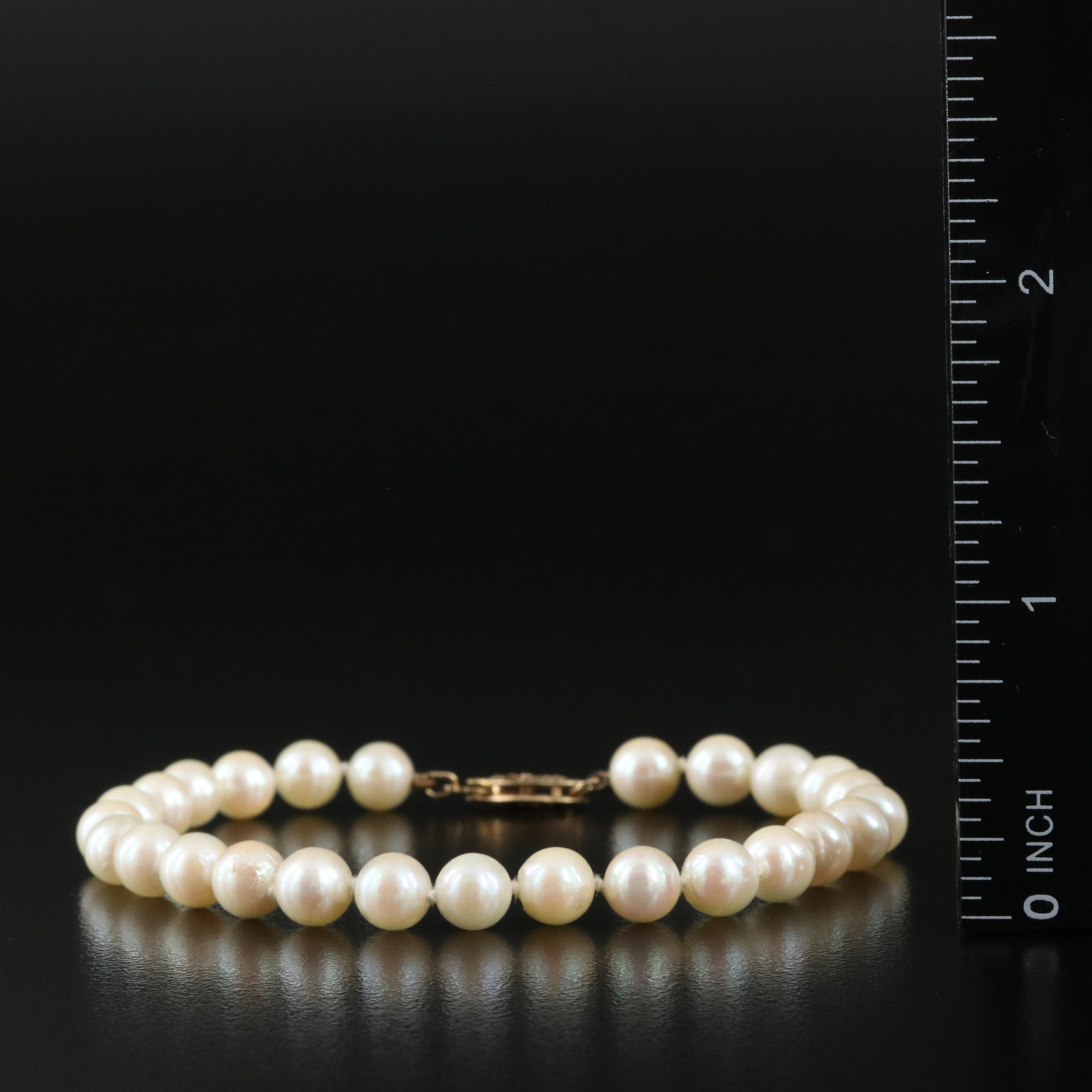 Pearl Bracelet with 14K Clasp