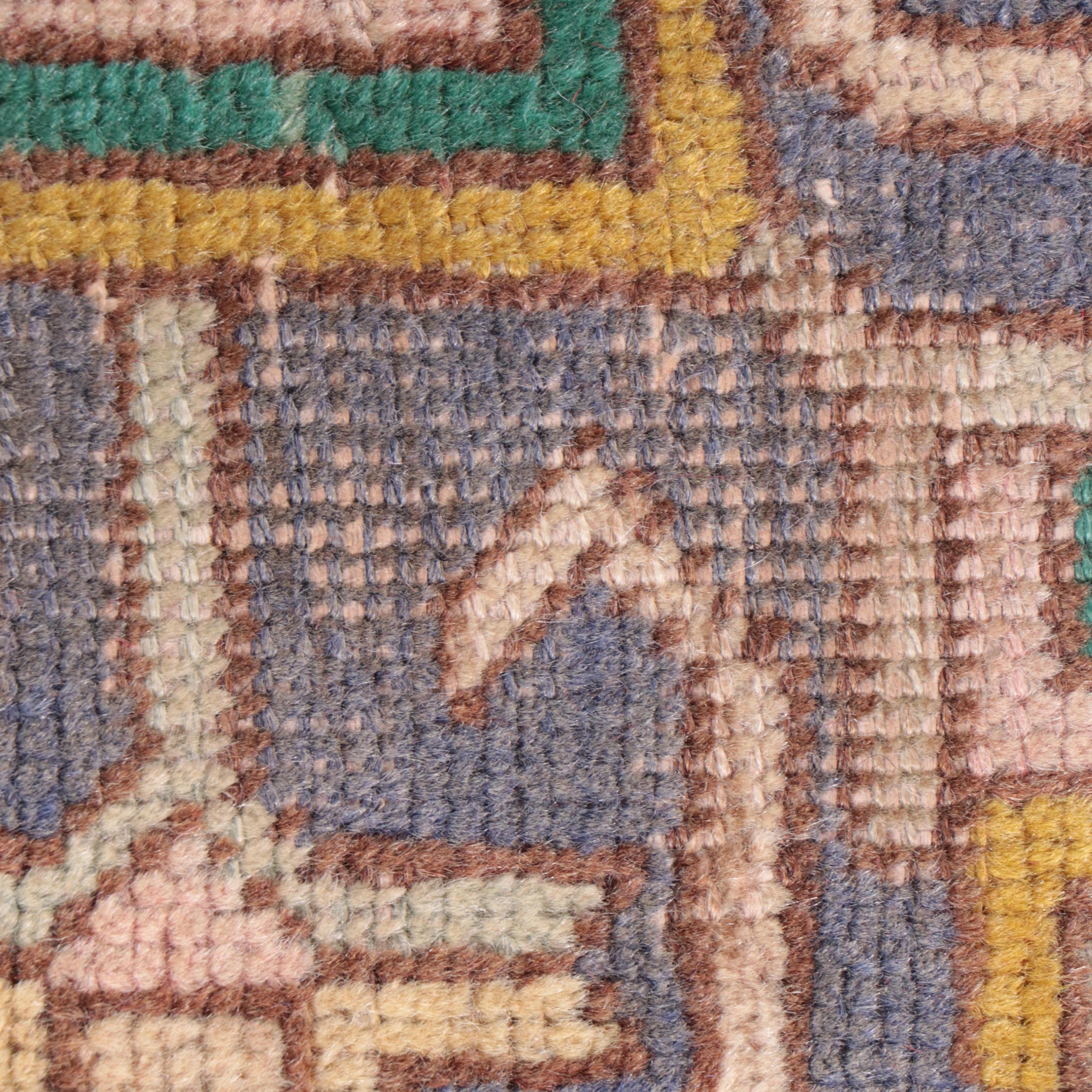 3'6 x 14'3 Hand-Knotted Persian Karaja Long Rug