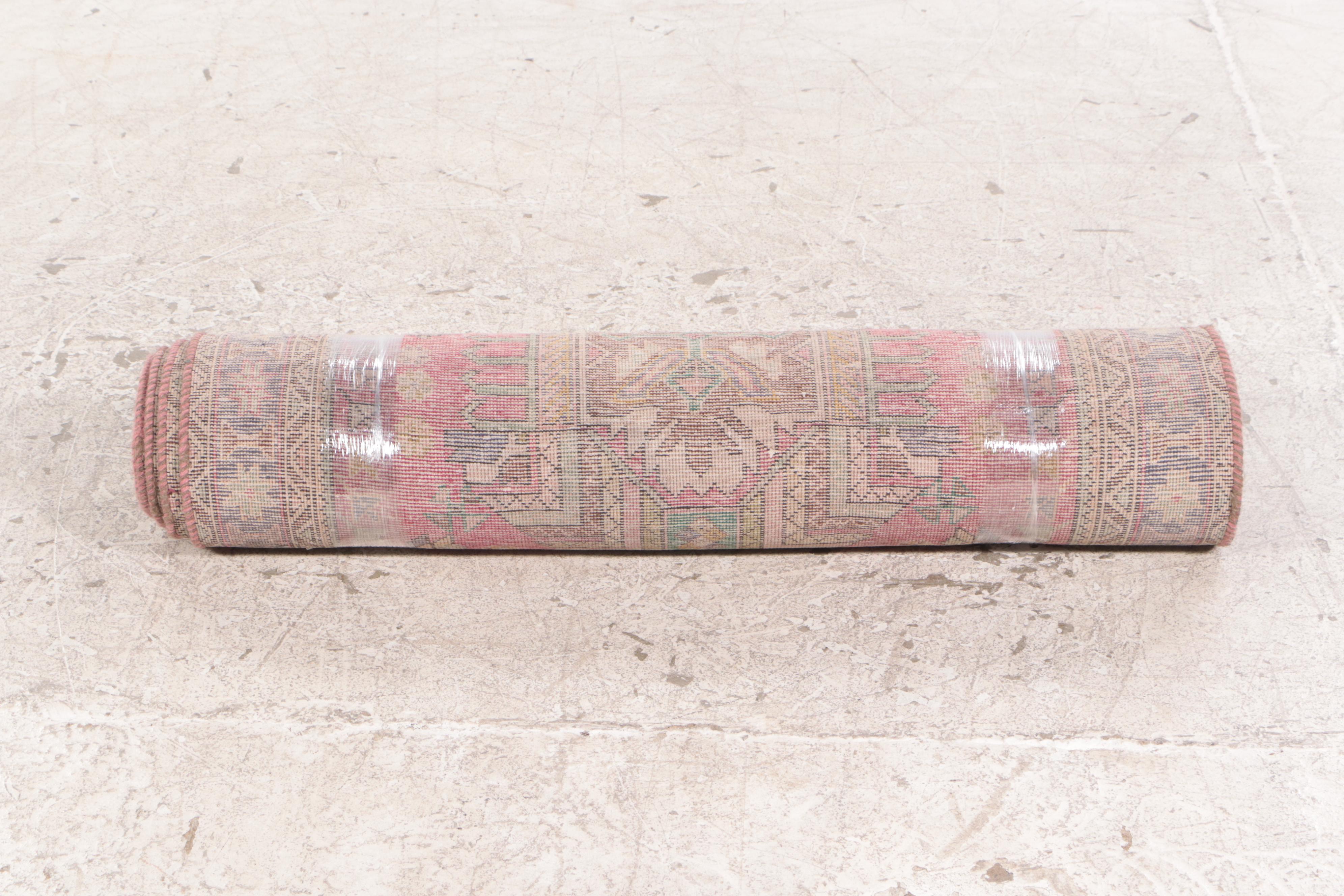 3'6 x 14'3 Hand-Knotted Persian Karaja Long Rug