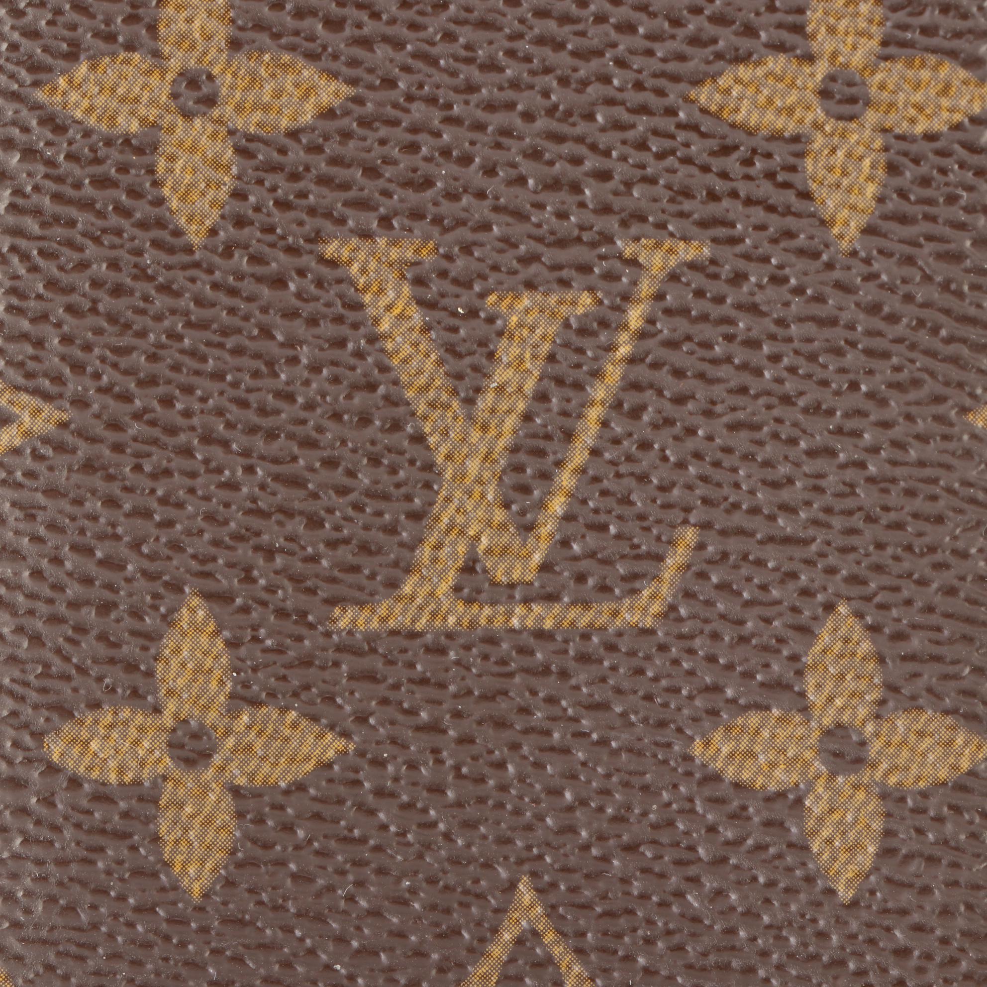 Louis Vuitton Card/Photo Holder in Monogram Canvas w/Clear PVC Sleeves