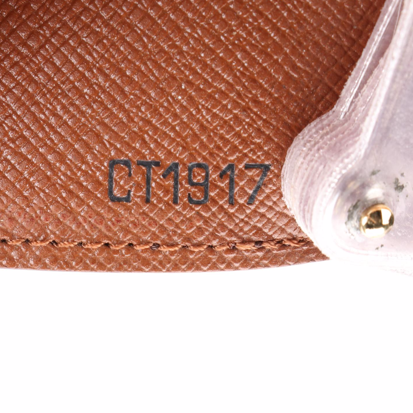 Louis Vuitton Card/Photo Holder in Monogram Canvas w/Clear PVC Sleeves