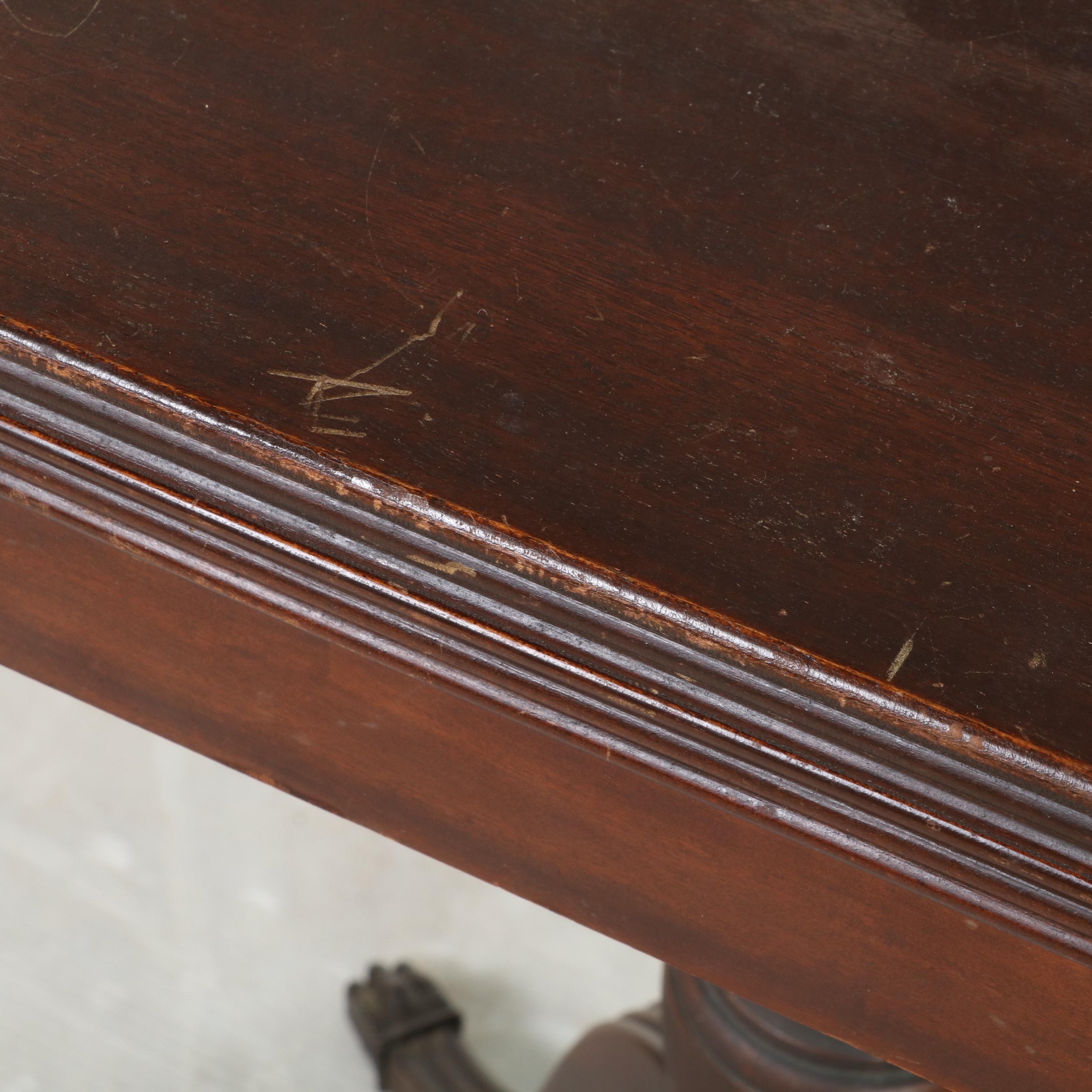 Regency Style Mahogany Games Table, Mid-20th Century