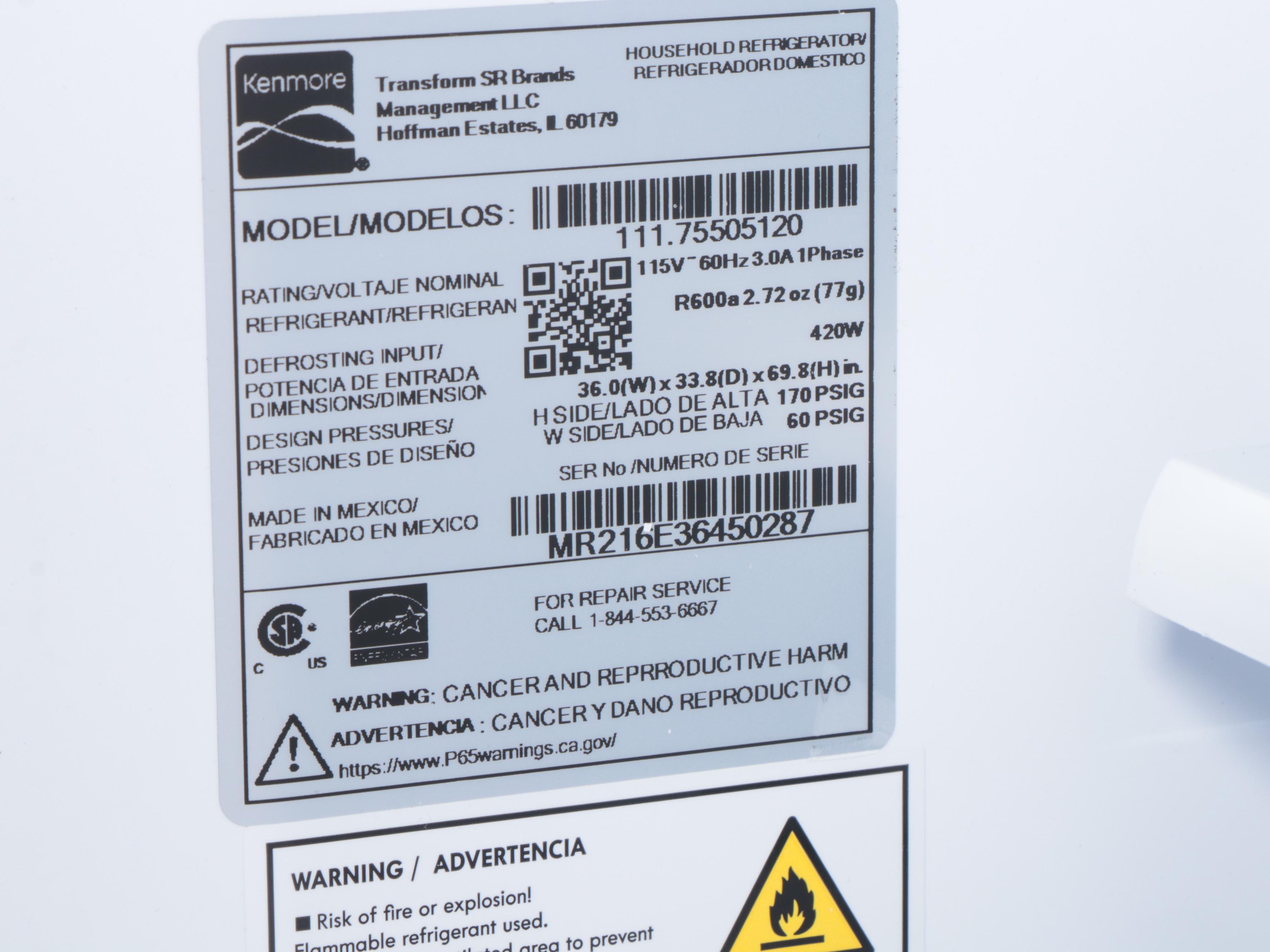 Kenmore 25.5 Cu. Ft. French Door Refrigerator with Dual Ice Makers