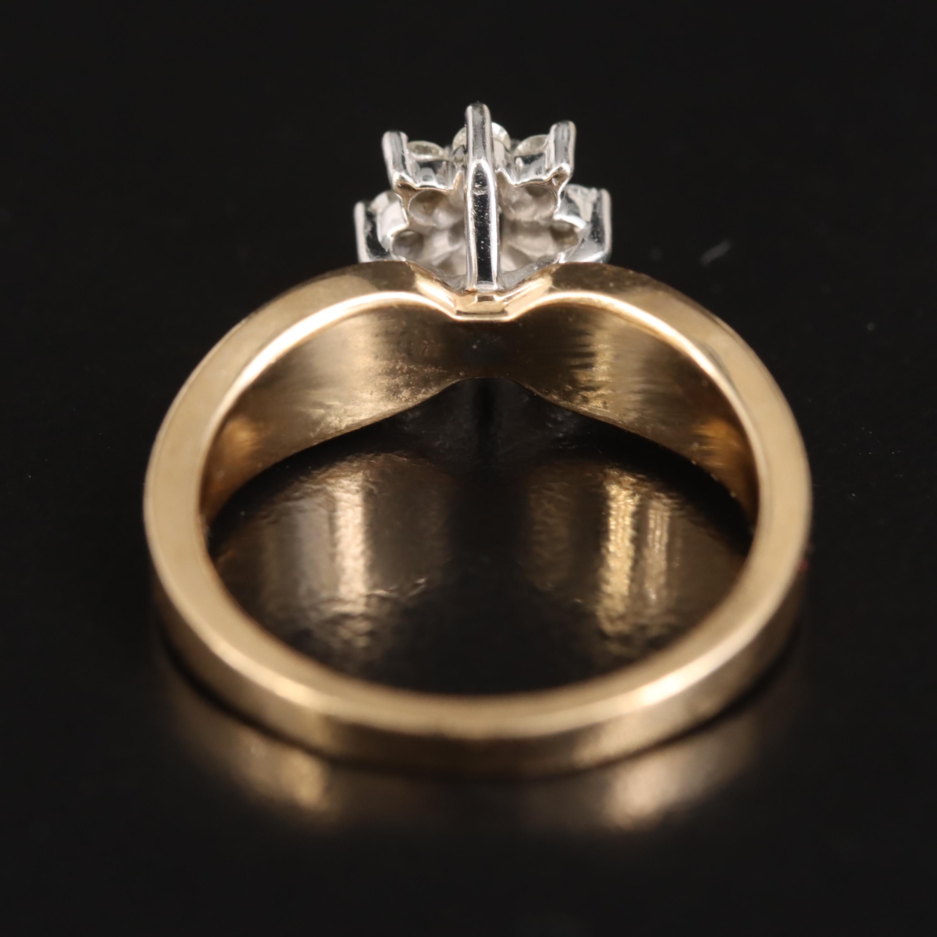 14K 0.27 CTW Diamond Ring