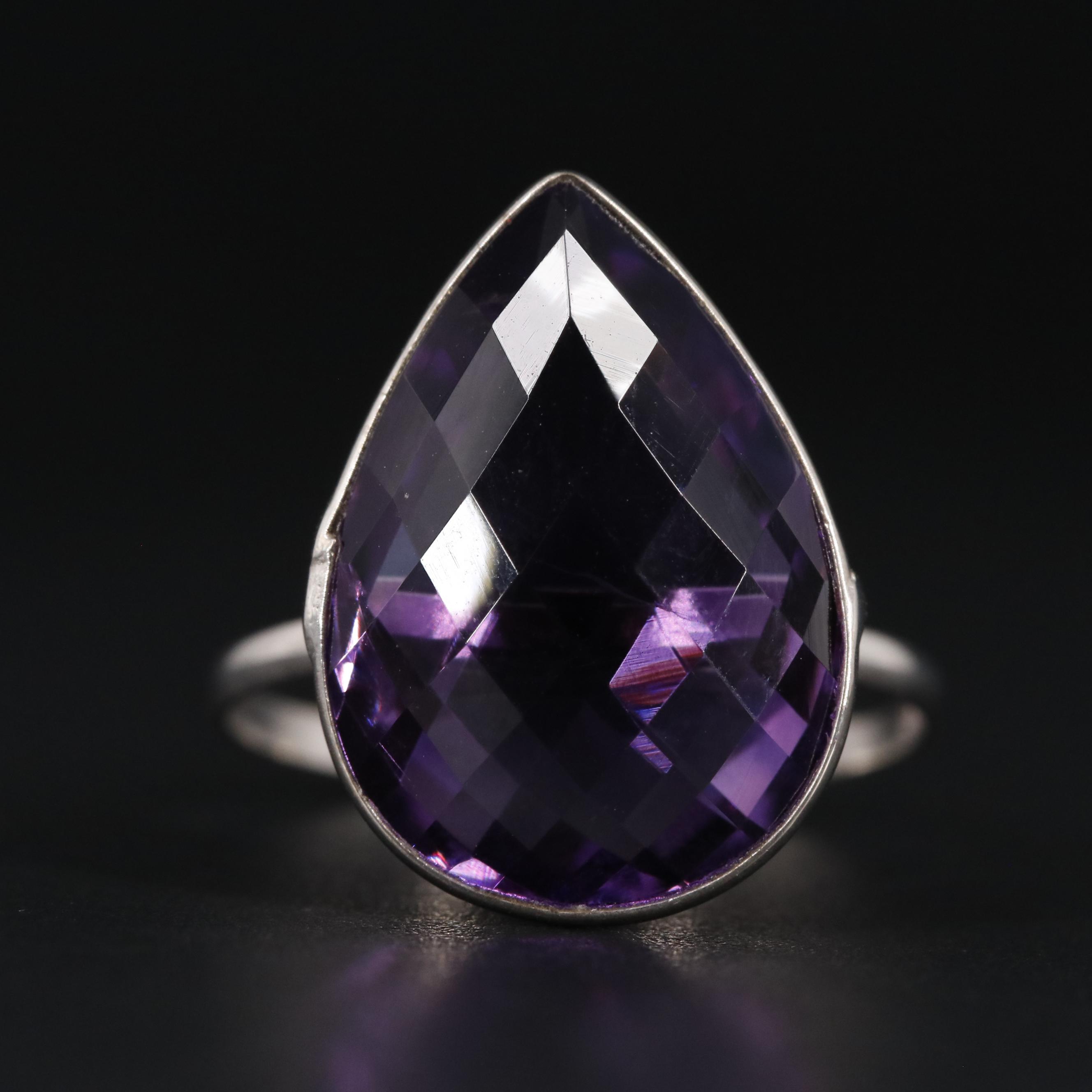 14K Amethyst Ring