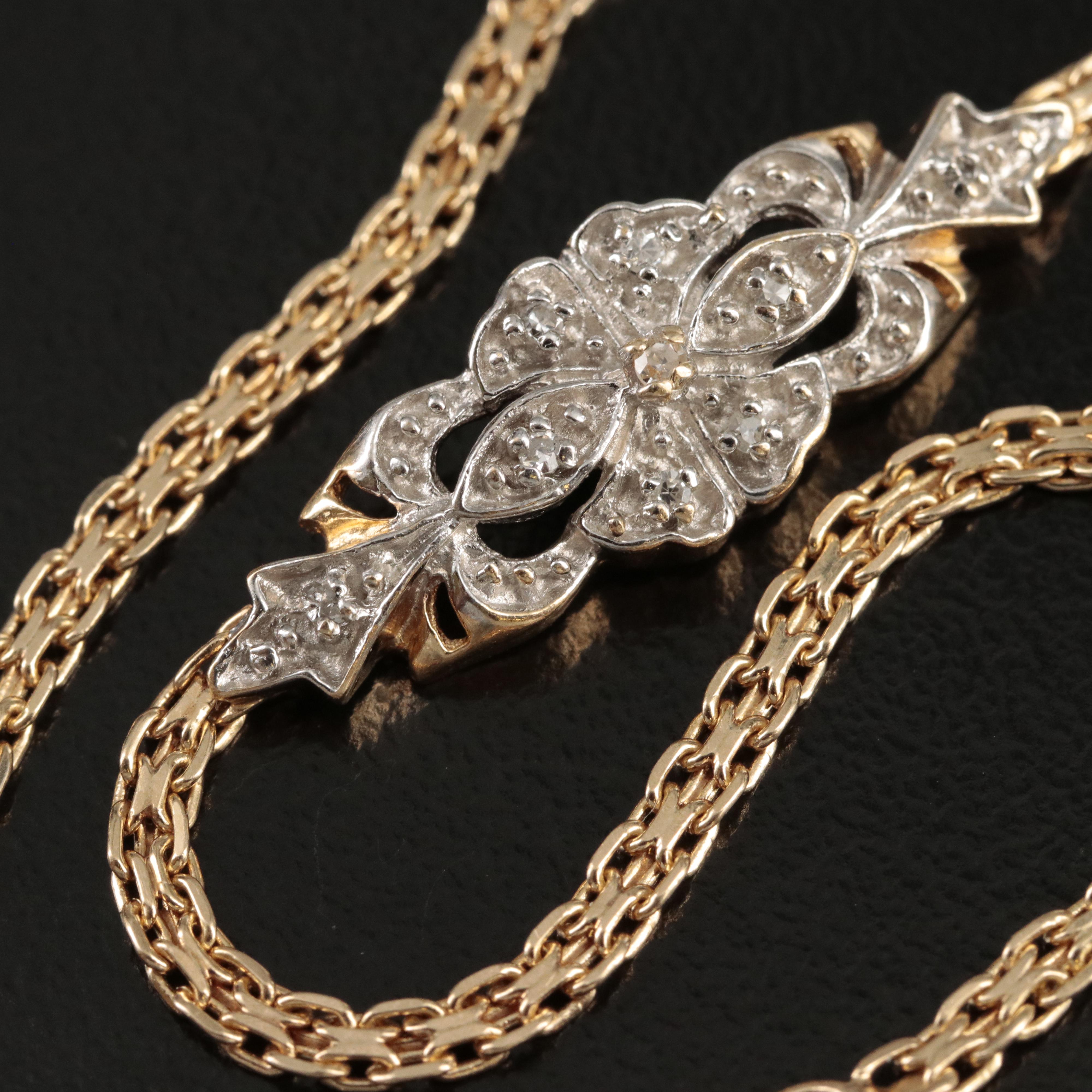 14K 0.04 CTW Diamond Bracelet