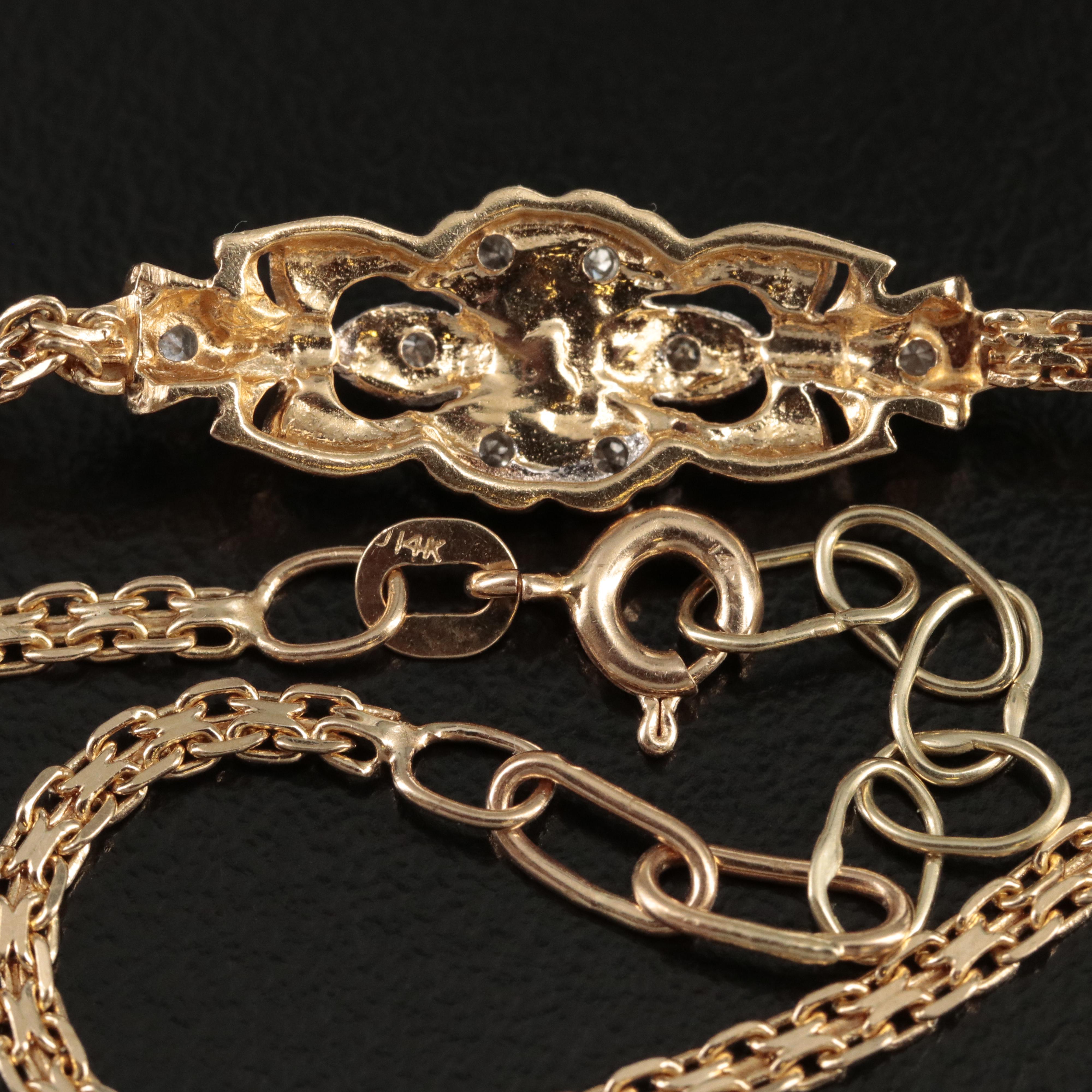 14K 0.04 CTW Diamond Bracelet