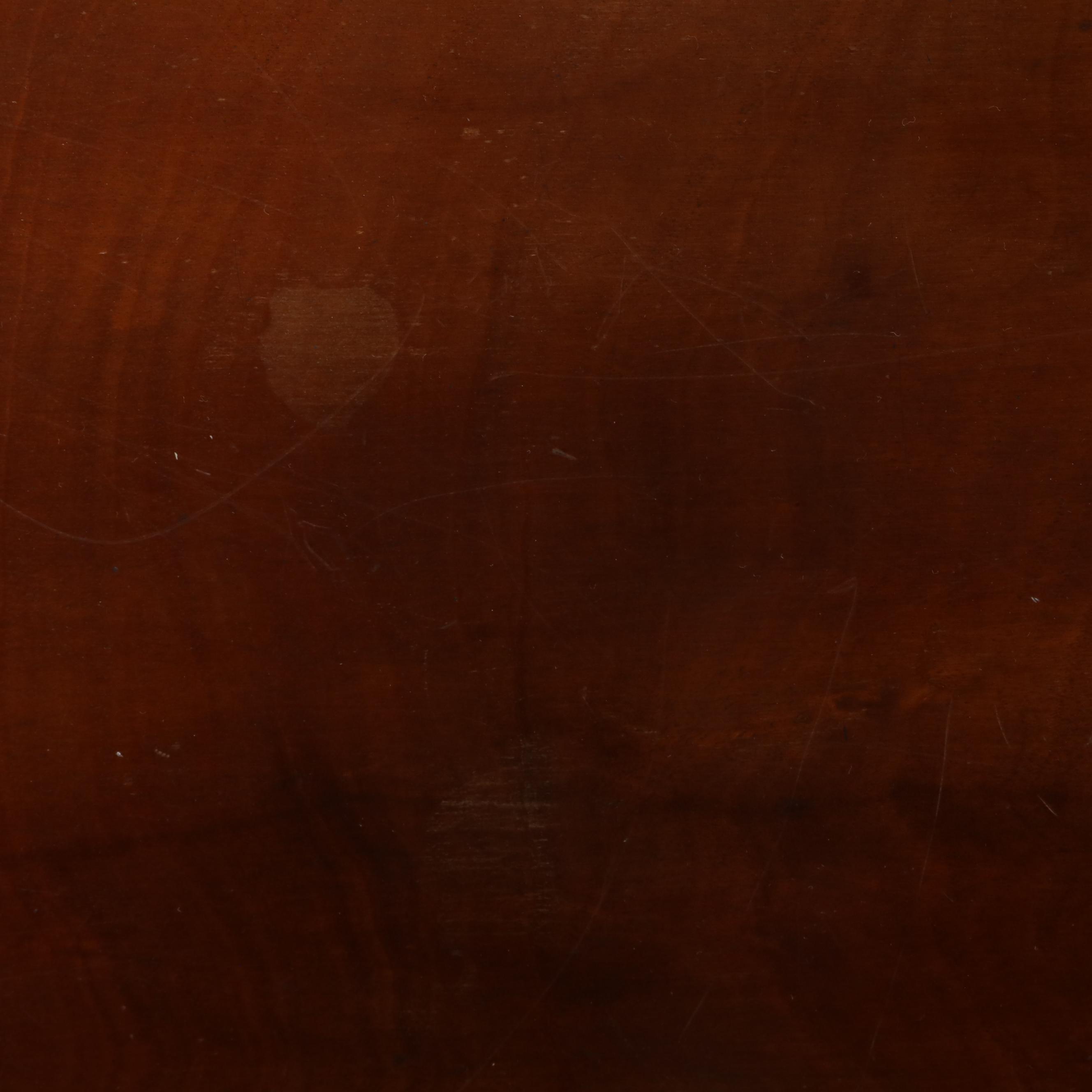 Federal Style Walnut and String-Inlaid Coffee Table, 20th Century