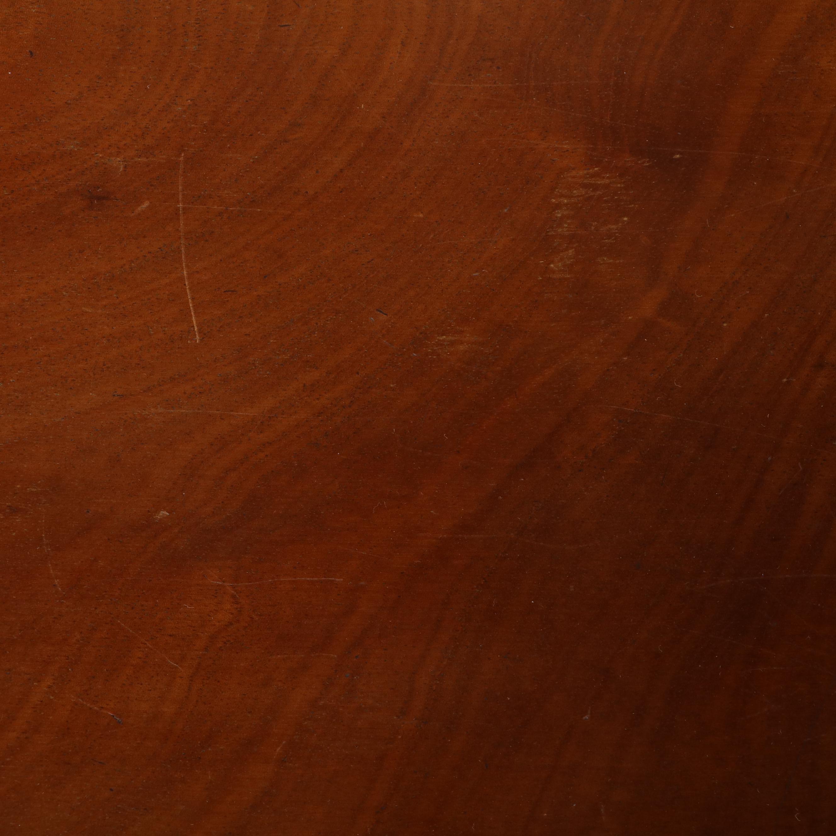Federal Style Walnut and String-Inlaid Coffee Table, 20th Century