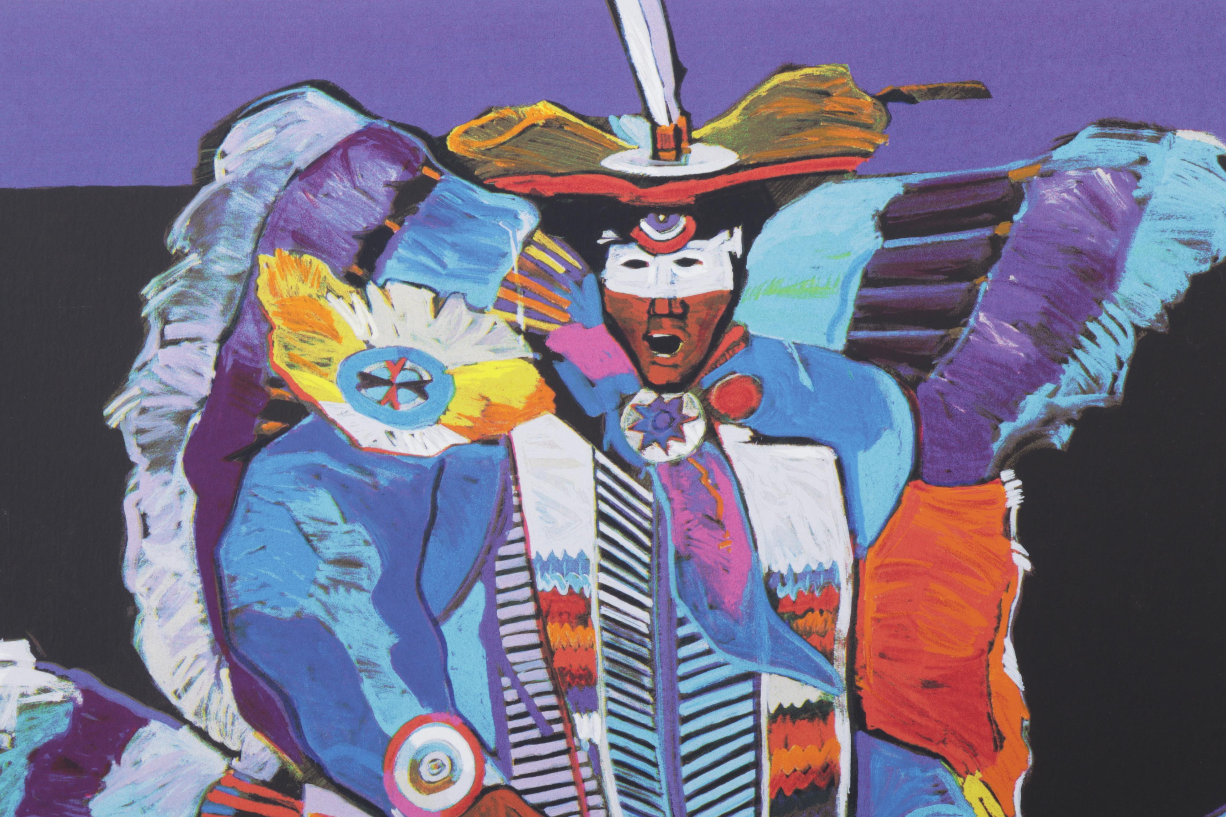 John Nieto Serigraph "Fancy Dancer," 1996