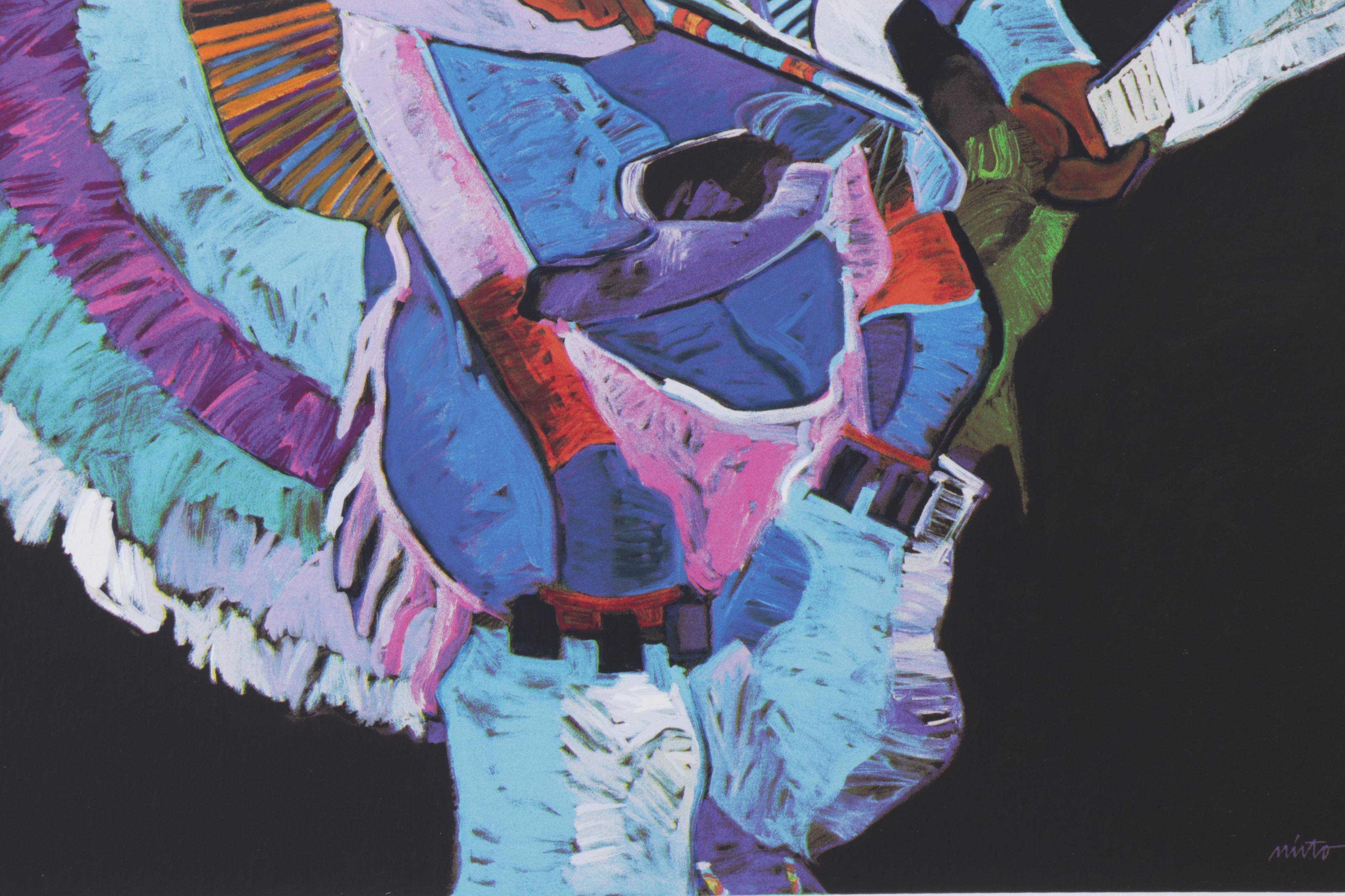 John Nieto Serigraph "Fancy Dancer," 1996