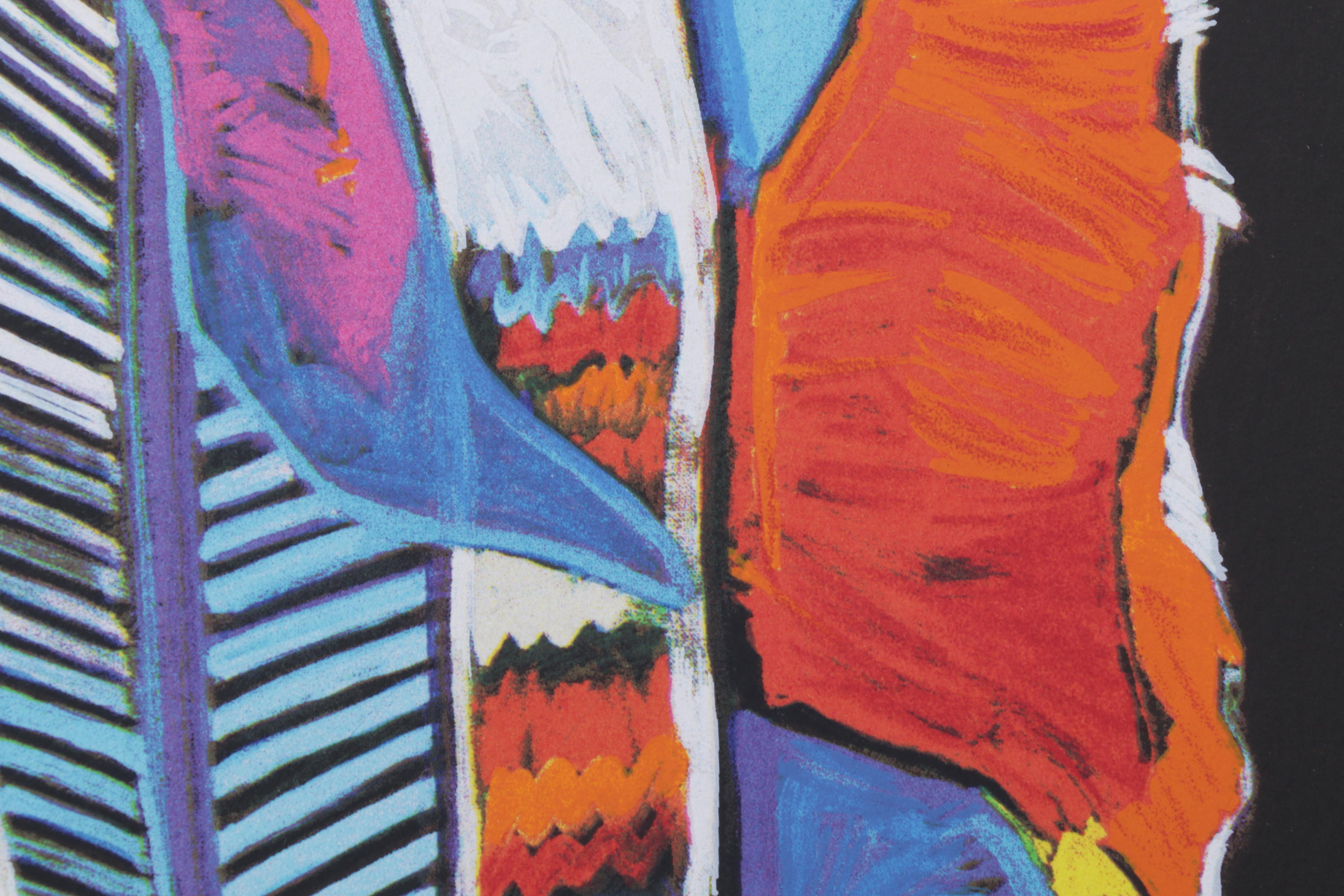 John Nieto Serigraph "Fancy Dancer," 1996