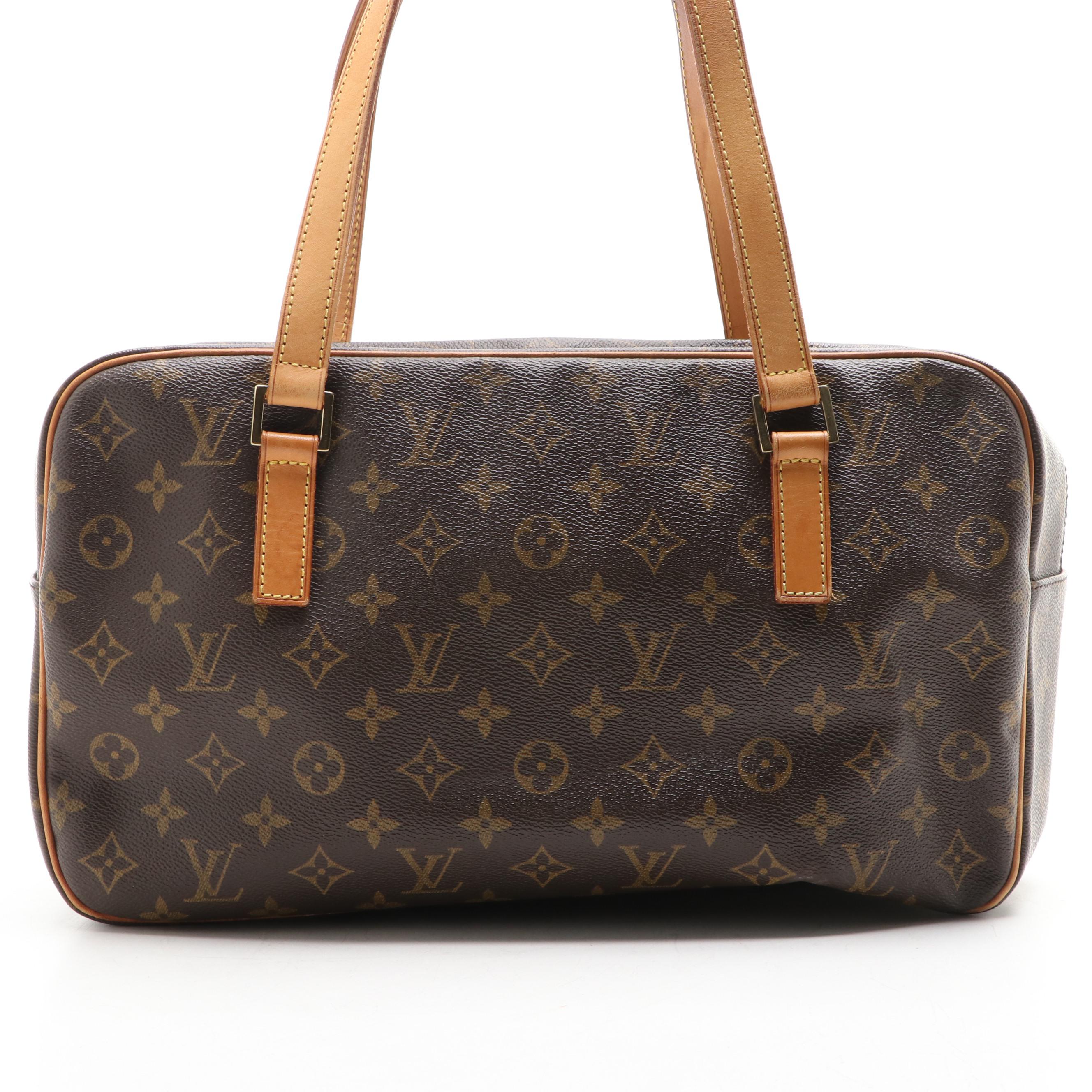 Louis Vuitton Cité GM Shoulder Bag in Monogram Canvas and Vachetta Leather