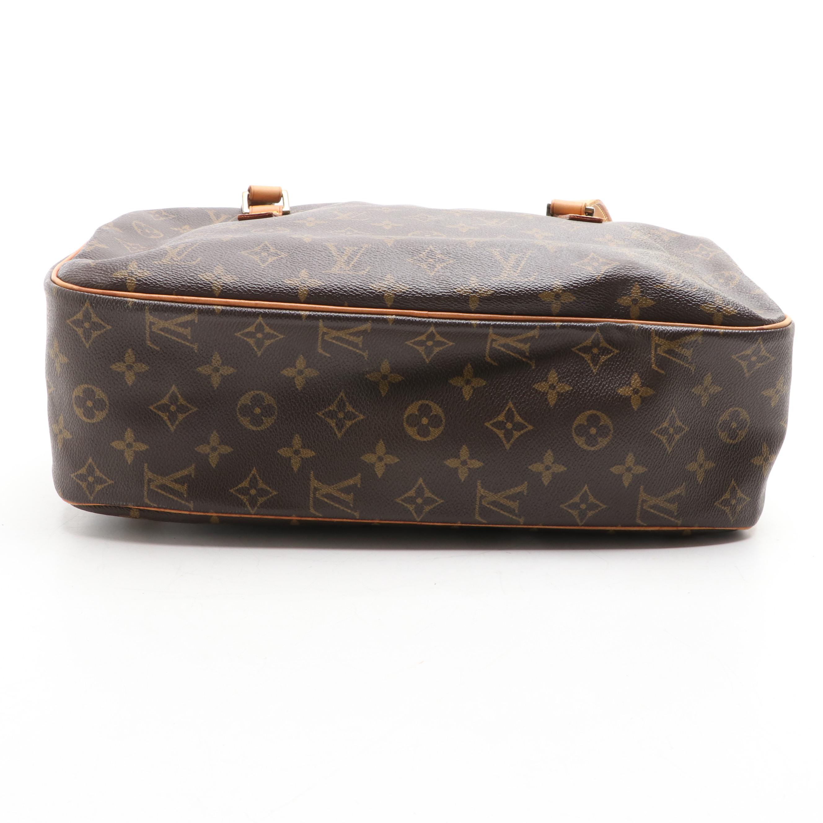 Louis Vuitton Cité GM Shoulder Bag in Monogram Canvas and Vachetta Leather