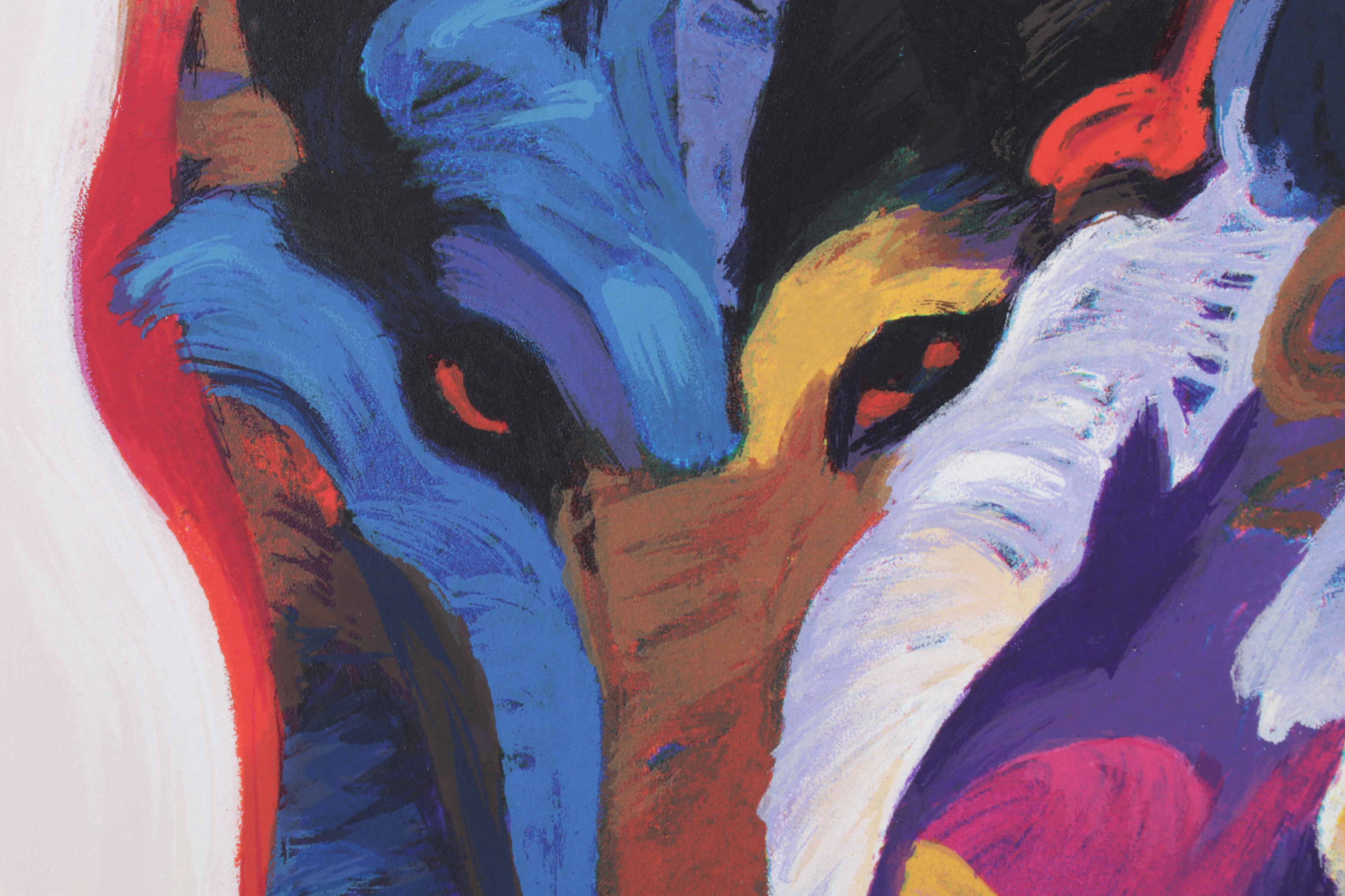 John Nieto Serigraph "Canis Lupus," 1996