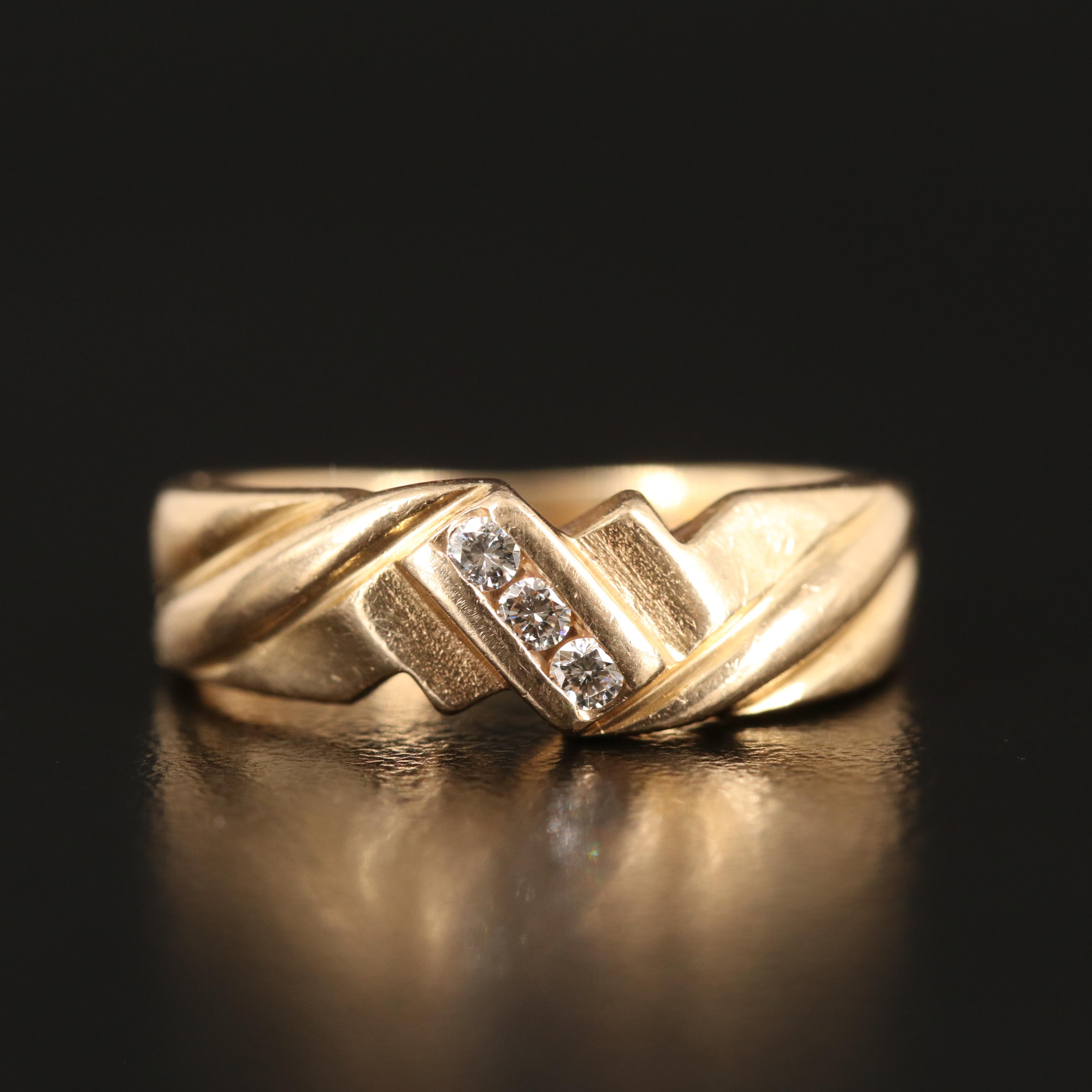 14K 0.08 CTW Diamond Ring