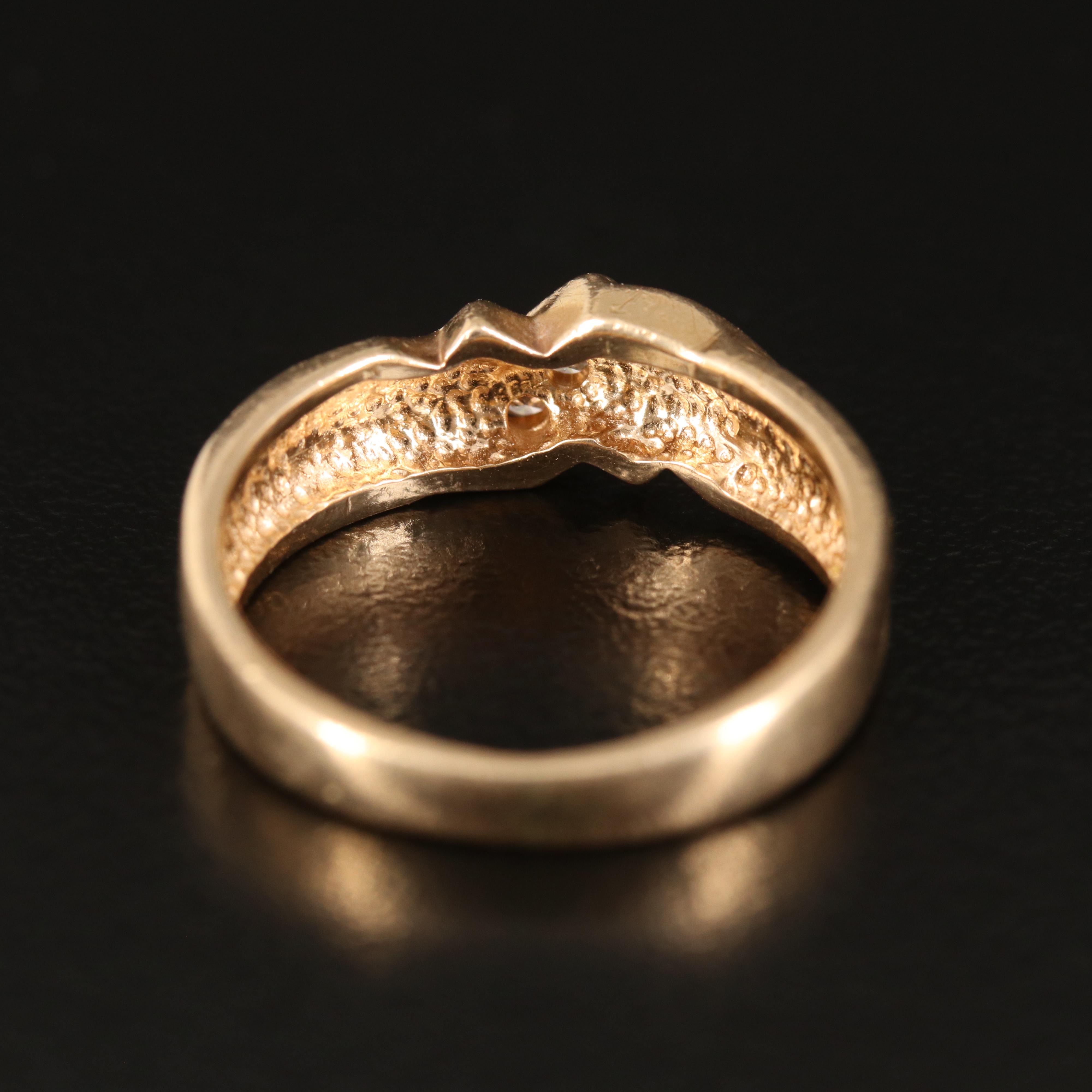 14K 0.08 CTW Diamond Ring