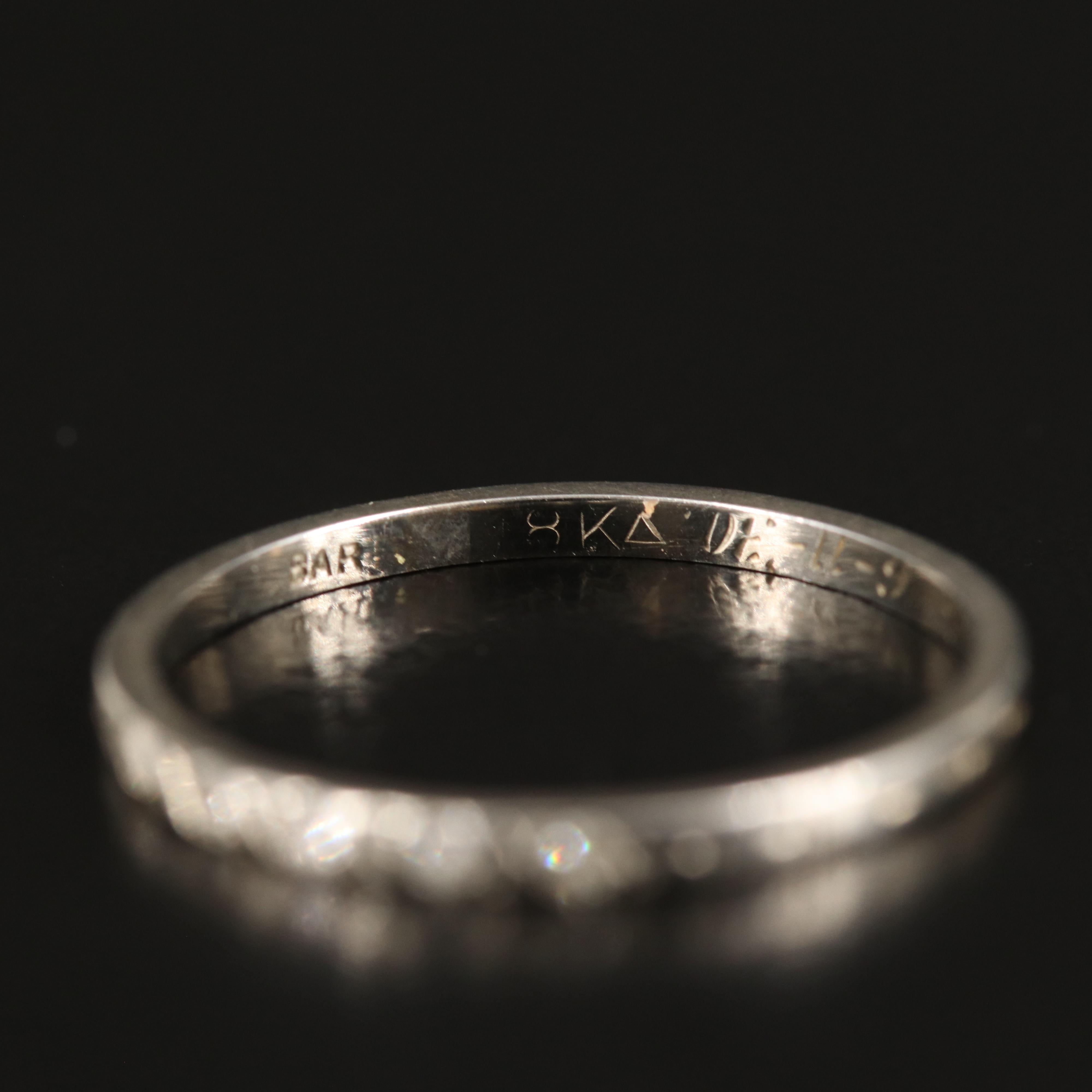 Antique 0.07 CTW Diamond Band