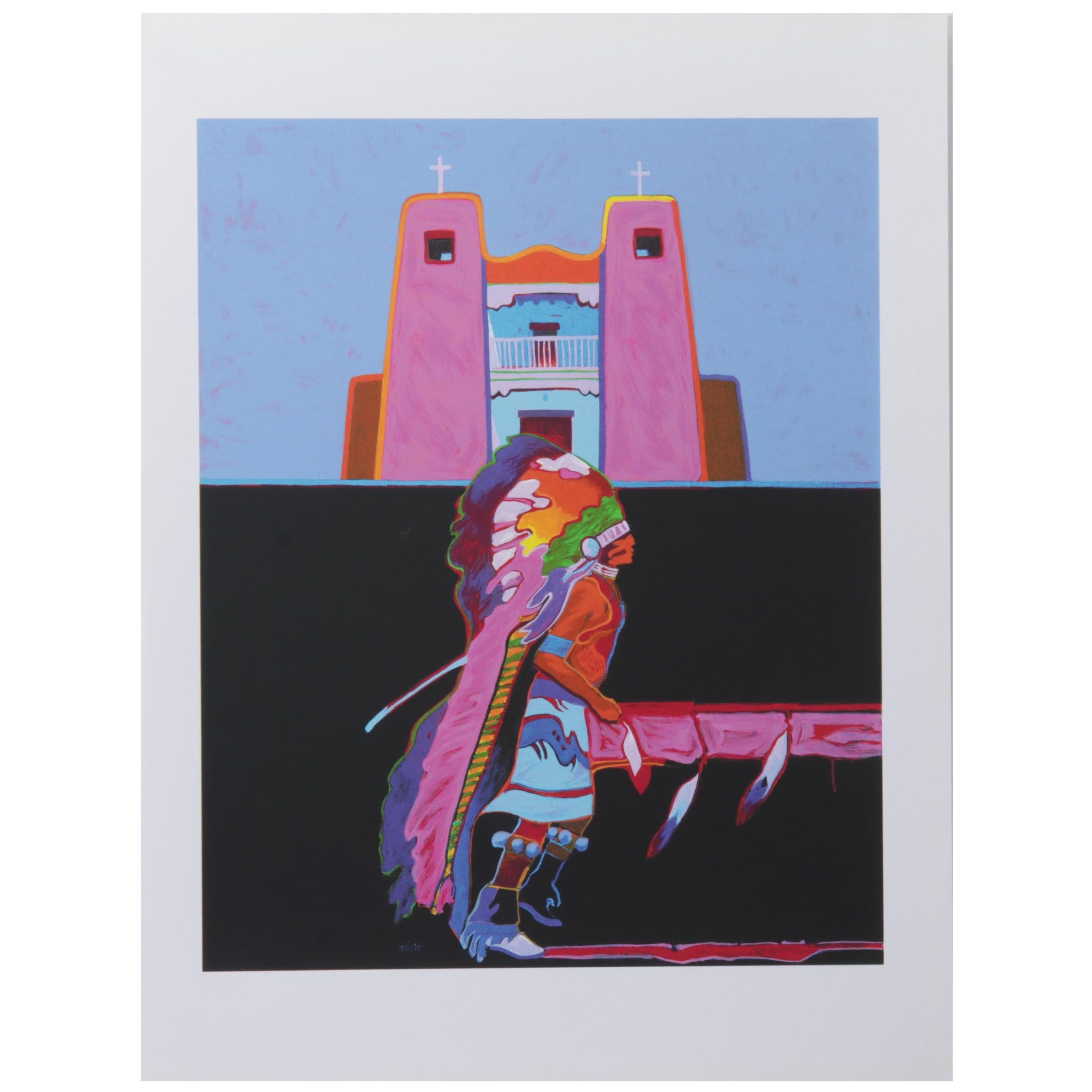 John Nieto Serigraph "Nambe," 1996