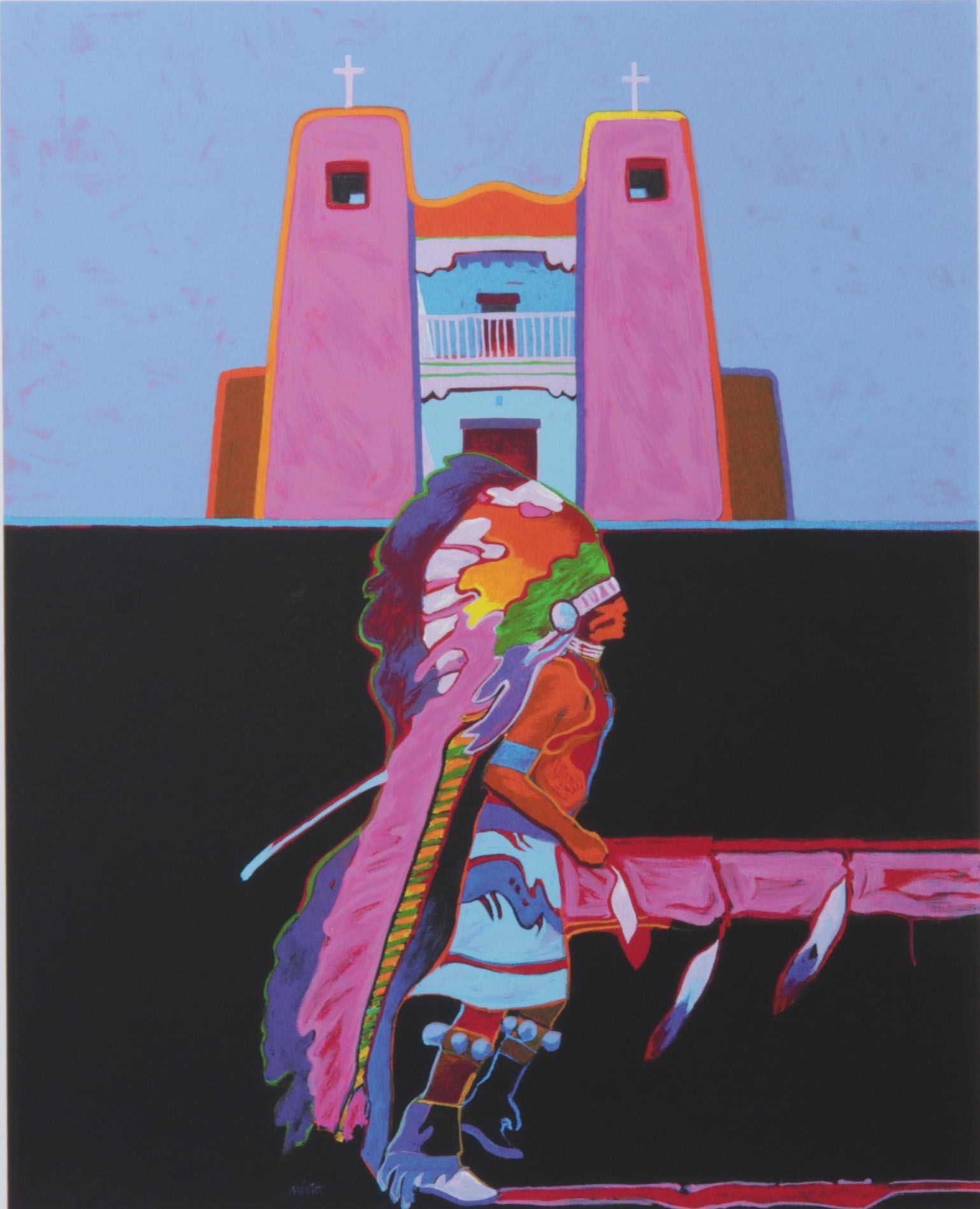 John Nieto Serigraph "Nambe," 1996