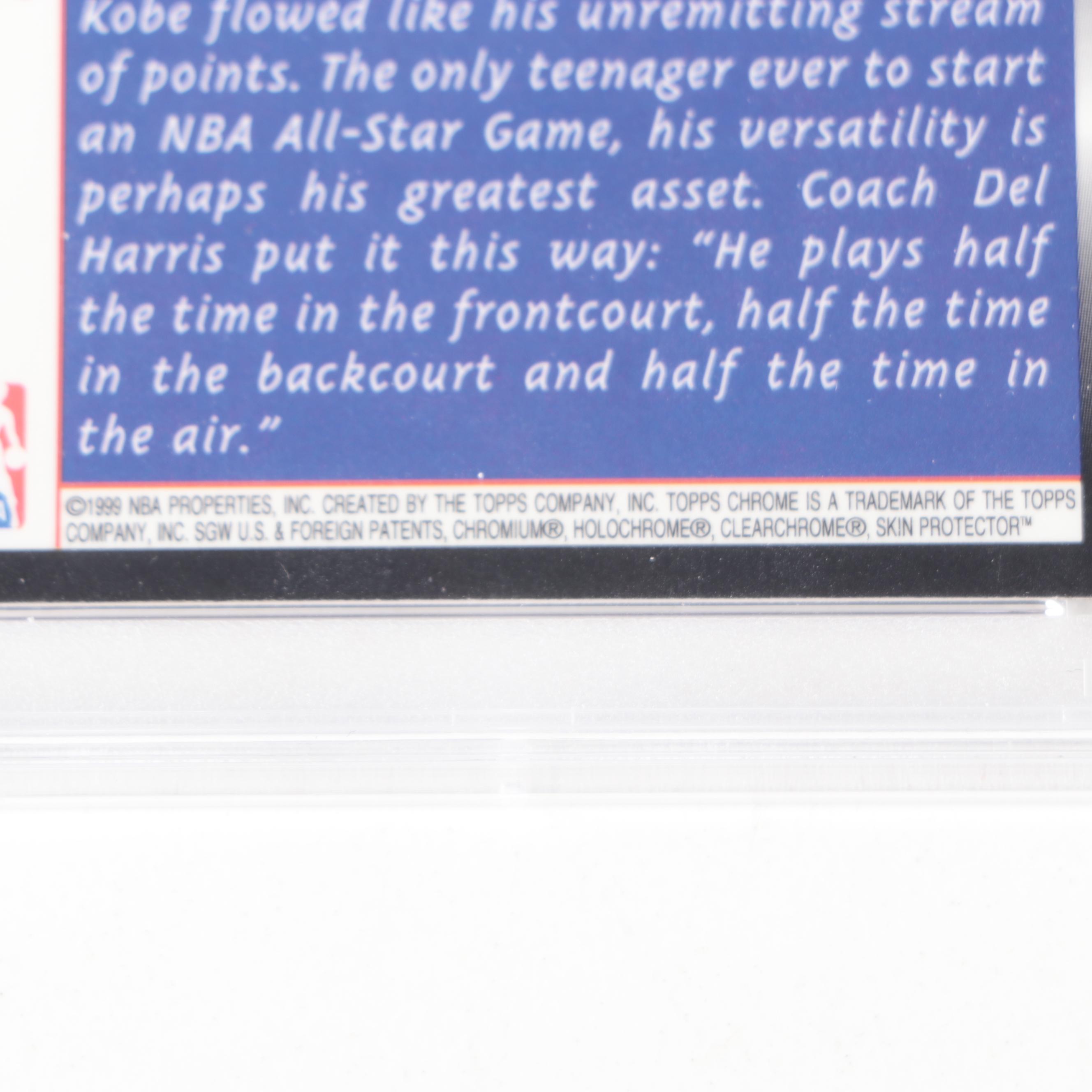 1998 Topps Chrome Kobe Bryant #68 Graded PSA 8 NM-MT Basketball Card