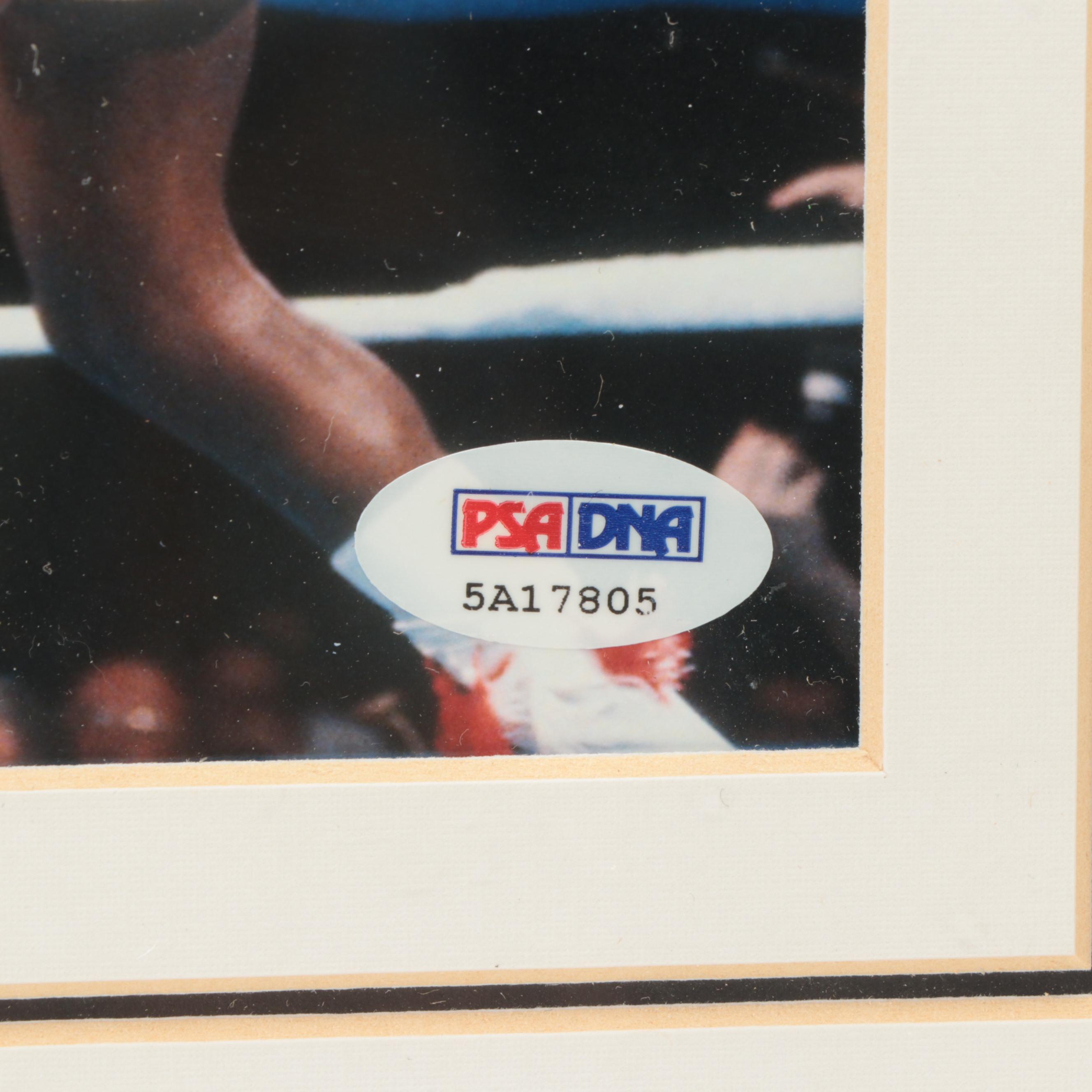 Thomas Hearns, Sugar Ray Leonard Signed Framed Giclée Print
