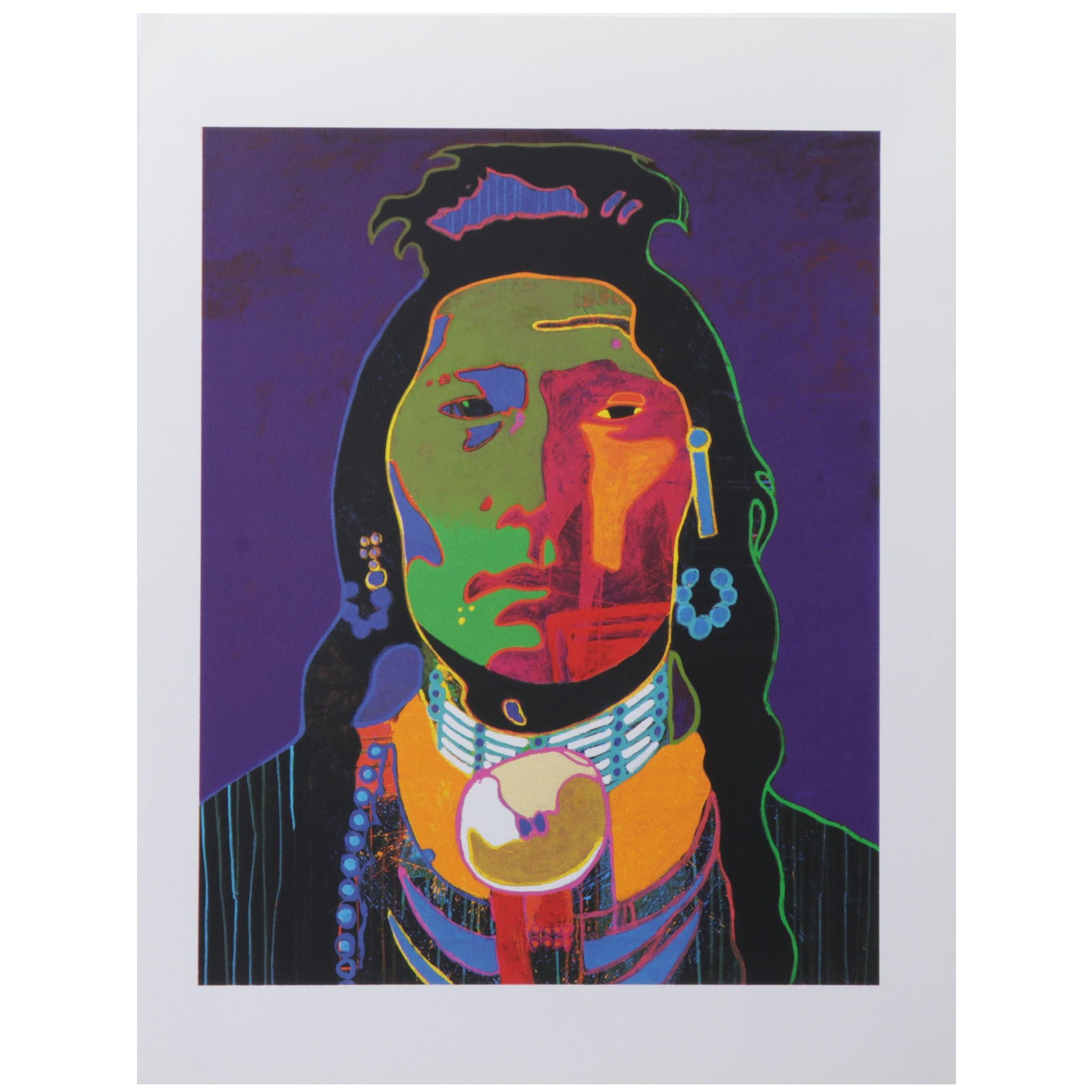 John Nieto Serigraph "Thunder Cloud," 1996