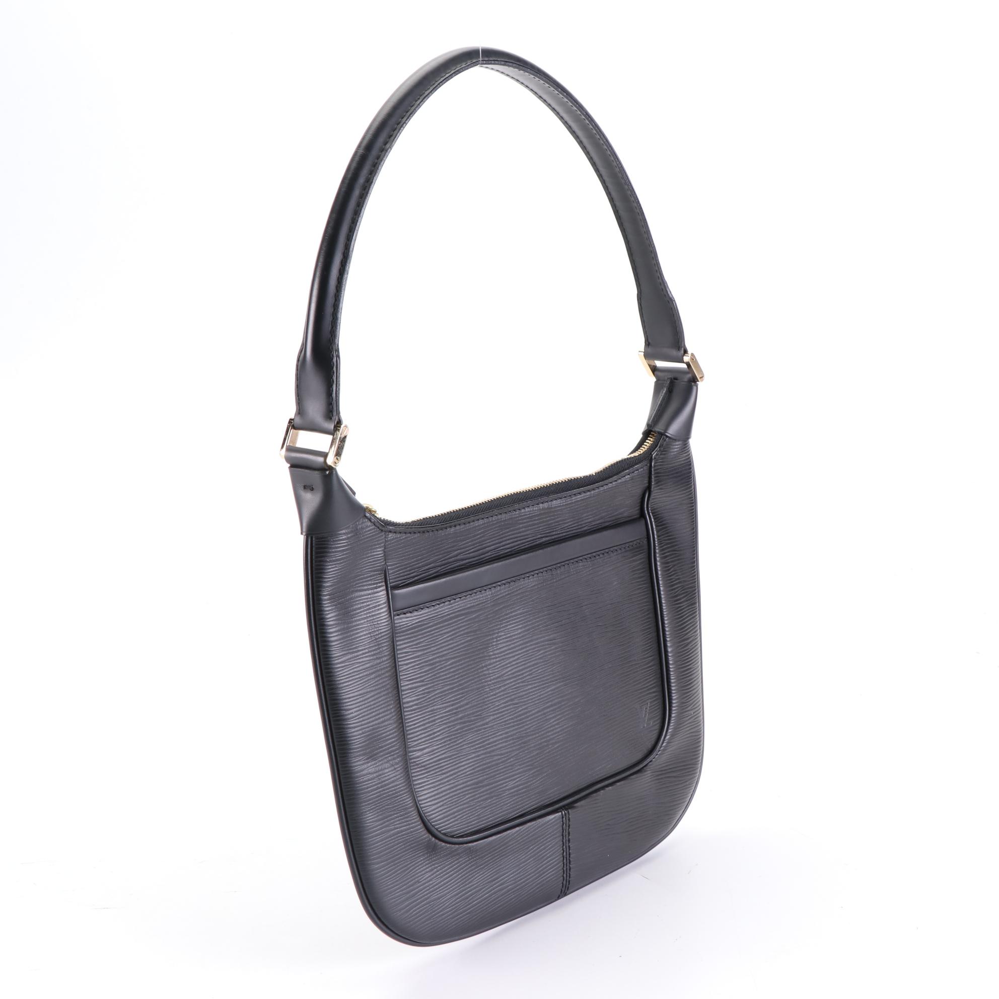 Louis Vuitton Matsy Bag in Black Epi and Smooth Leather