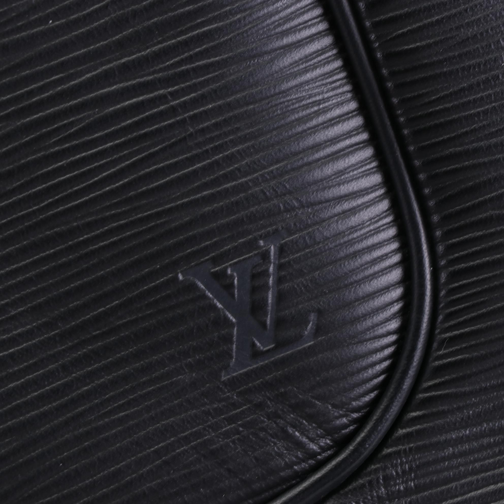 Louis Vuitton Matsy Bag in Black Epi and Smooth Leather