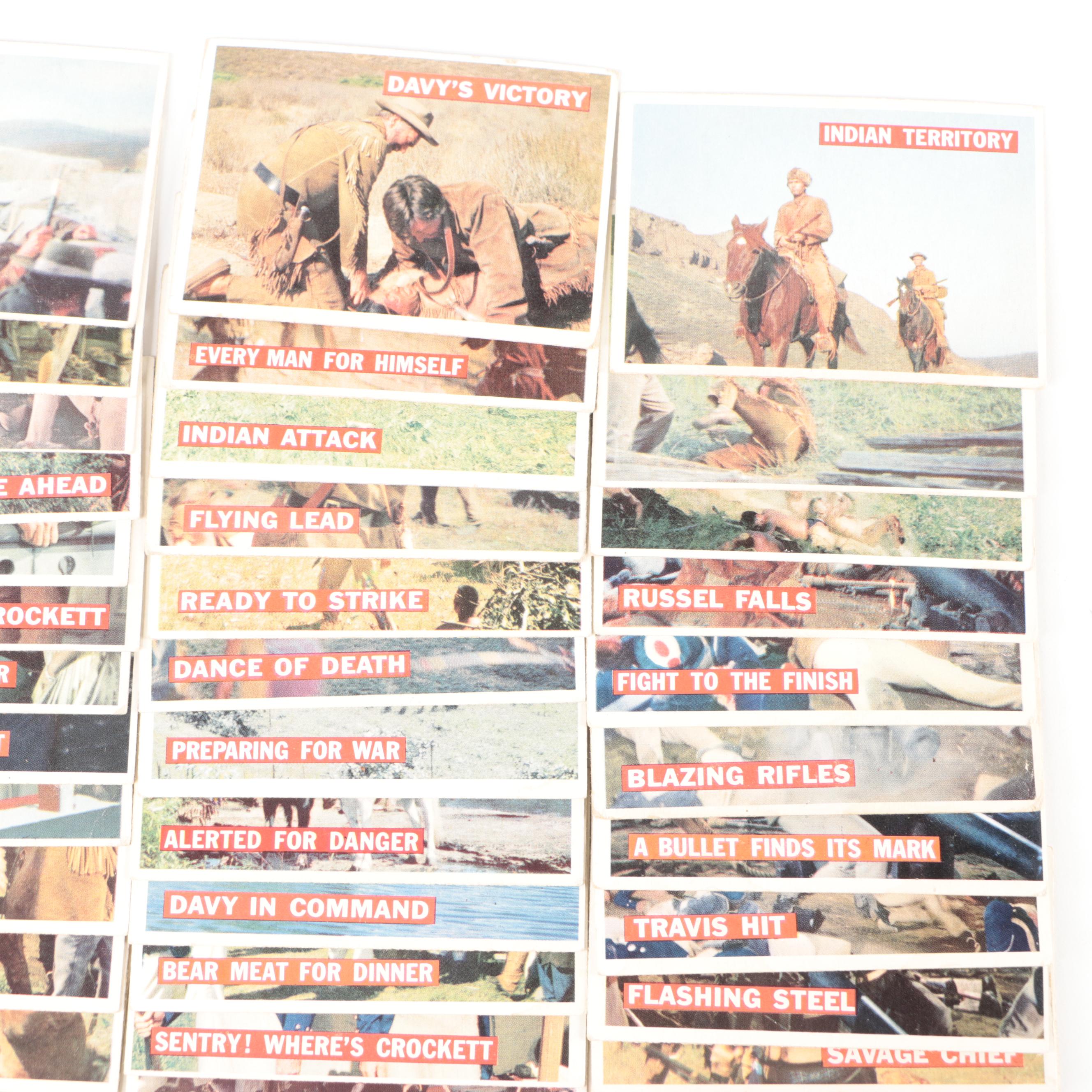 Topps Davy Crockett Orange Back Trading Cards Complete Set, 1956