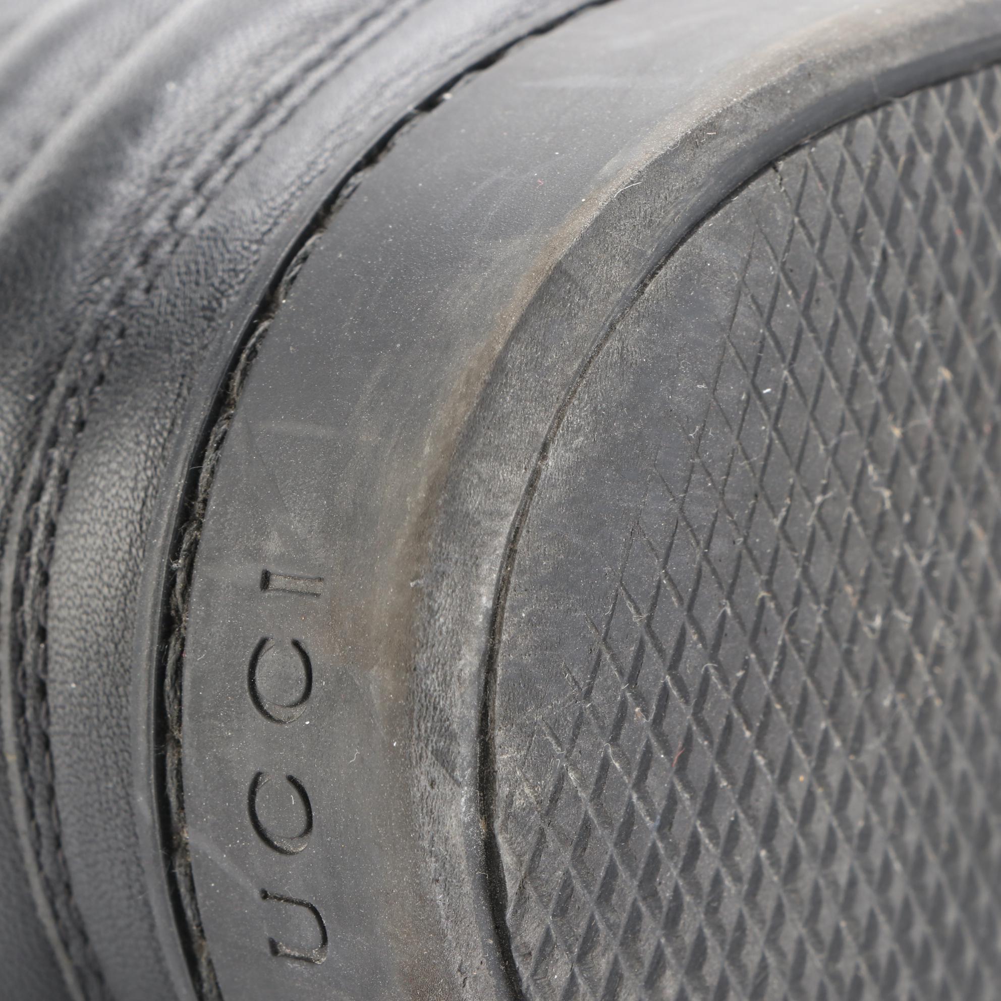 Men's Gucci High-Top Sneakers in GG Supreme Canvas and Leather